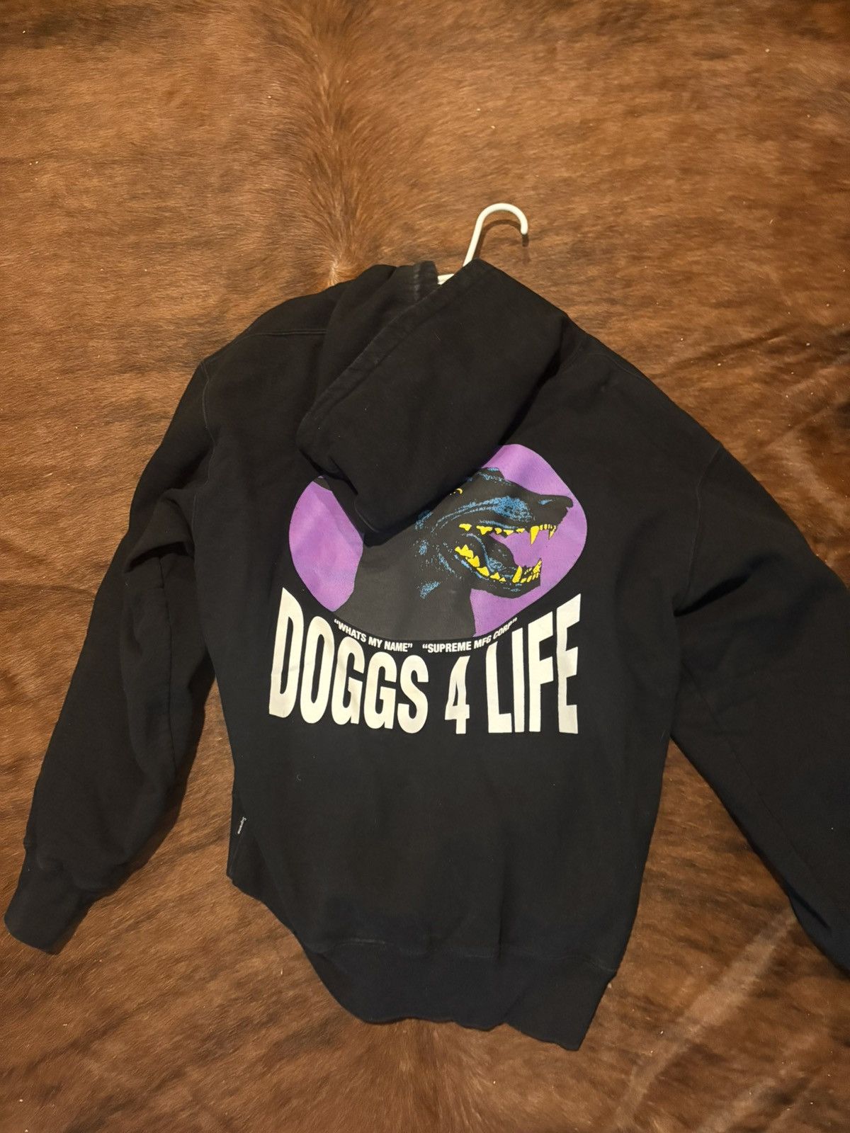 Supreme Supreme Black Doggs For Life Sweatshirt Size US L / EU 52-54 / 3 - 2 Thumbnail
