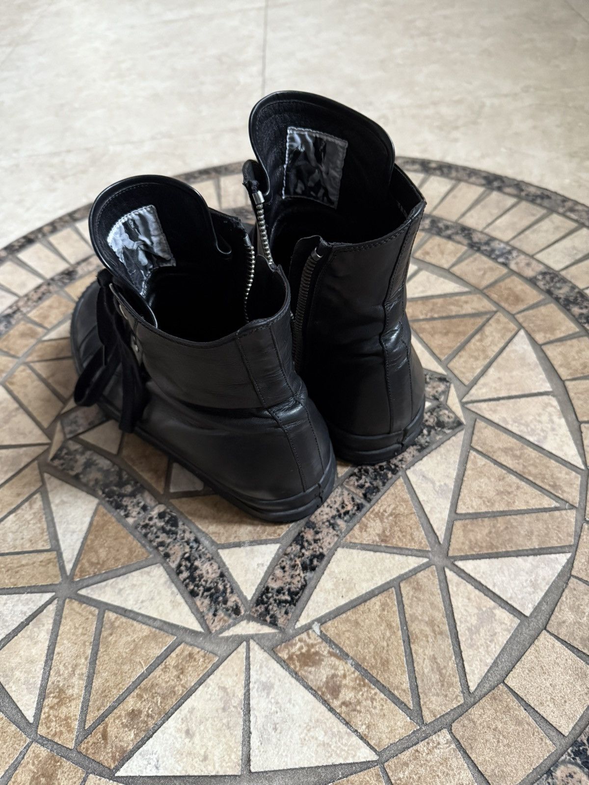 Rick Owens SS09 “Crust” Leather Staple Ramones Size US 10 / EU 43 - 9 Thumbnail