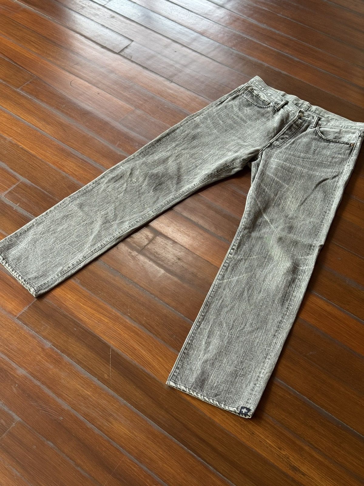 Yohji Yamamoto Vintage Yohji Yamamoto Spotted Horse Magic Wash Denim Jeans Size US 34 / EU 50 - 9 Thumbnail