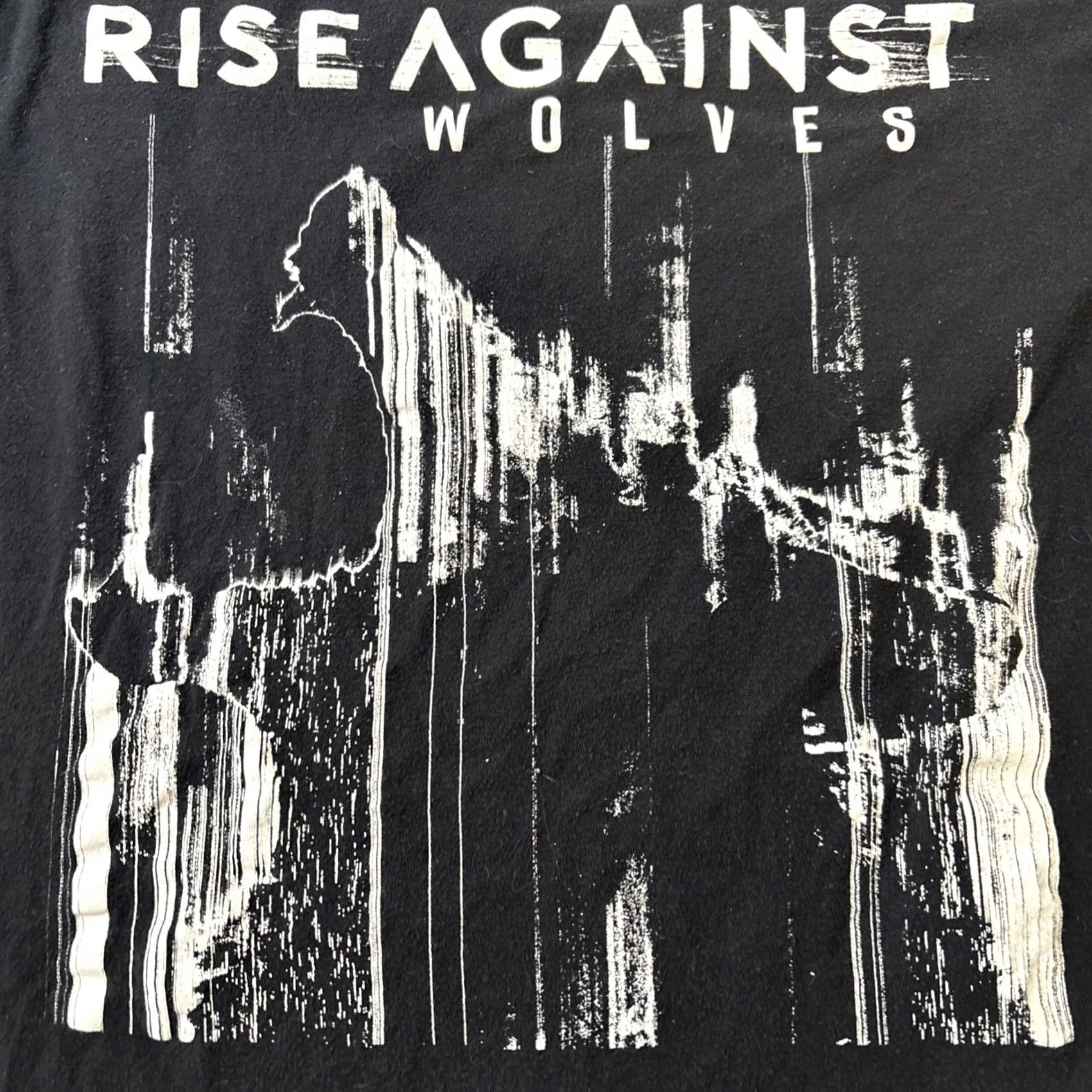 Vintage Rise Against Wolves 2017 Concert Tour Black T-Shirt Adult M Regular Men Crew Neck Short Sleeve Front Back Design Graphic Print Band Music Vintage: No Size US M / EU 48-50 / 2 - 2 Thumbnail