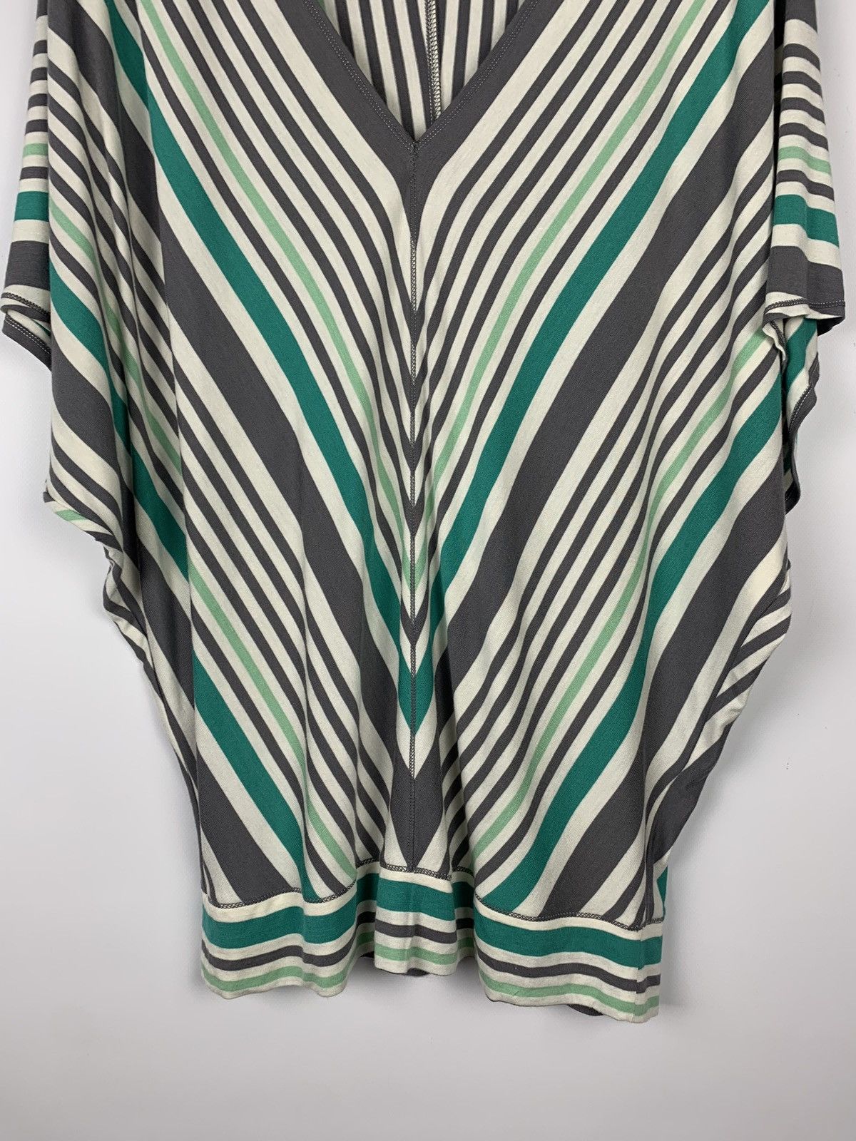 Max Mara Max Studio Striped Top T-Shirt Tunica Women's Size XL V-Neck Size XL / US 12-14 / IT 48-50 - 3 Thumbnail