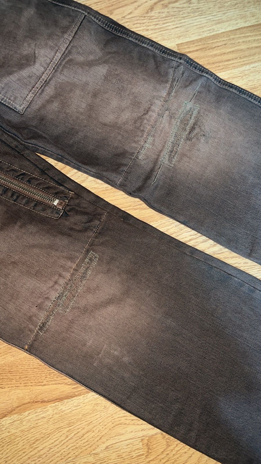 Rick Owens Rick Owens FW06 Dustulator Mudwash Dust Double Layer Aircuts Size US 32 / EU 48 - 10 Thumbnail