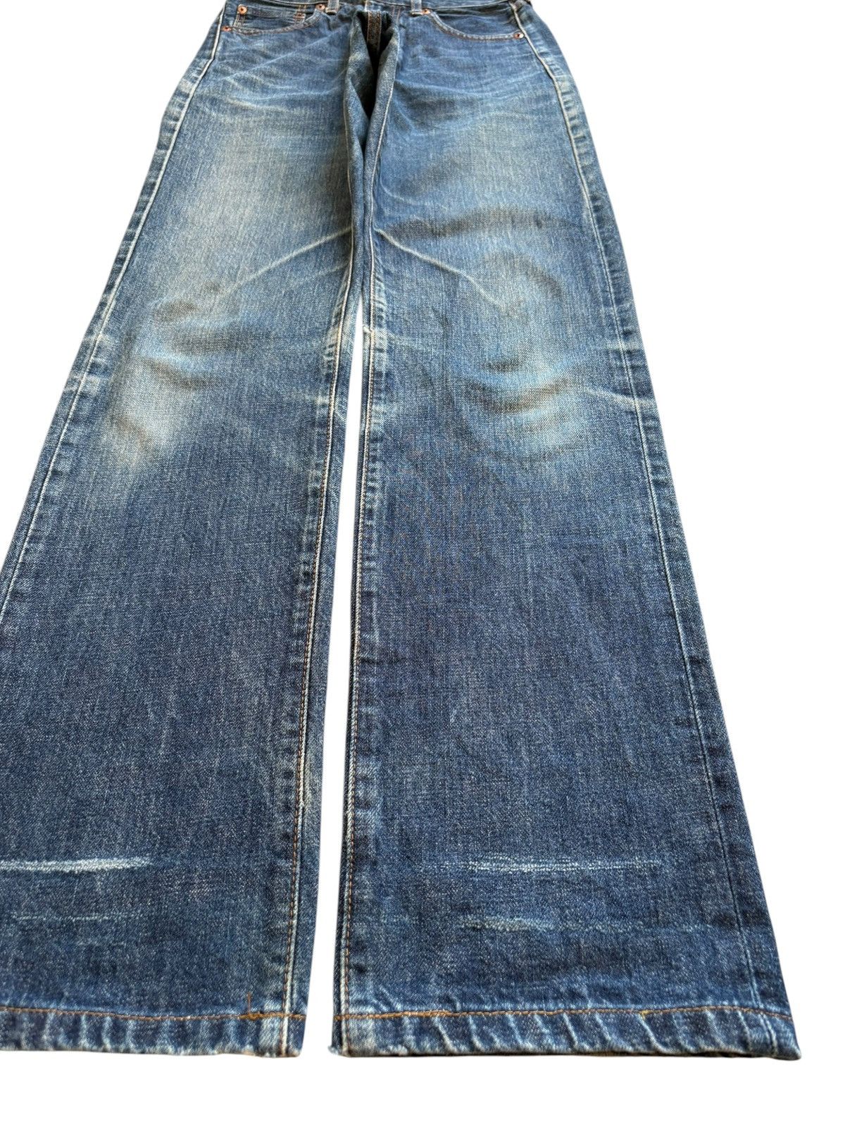 Levi's Vintage 80s Levis 502 Big E Selvedge Blue Wash Loose Jeans Size US 28 / EU 44 - 8 Thumbnail