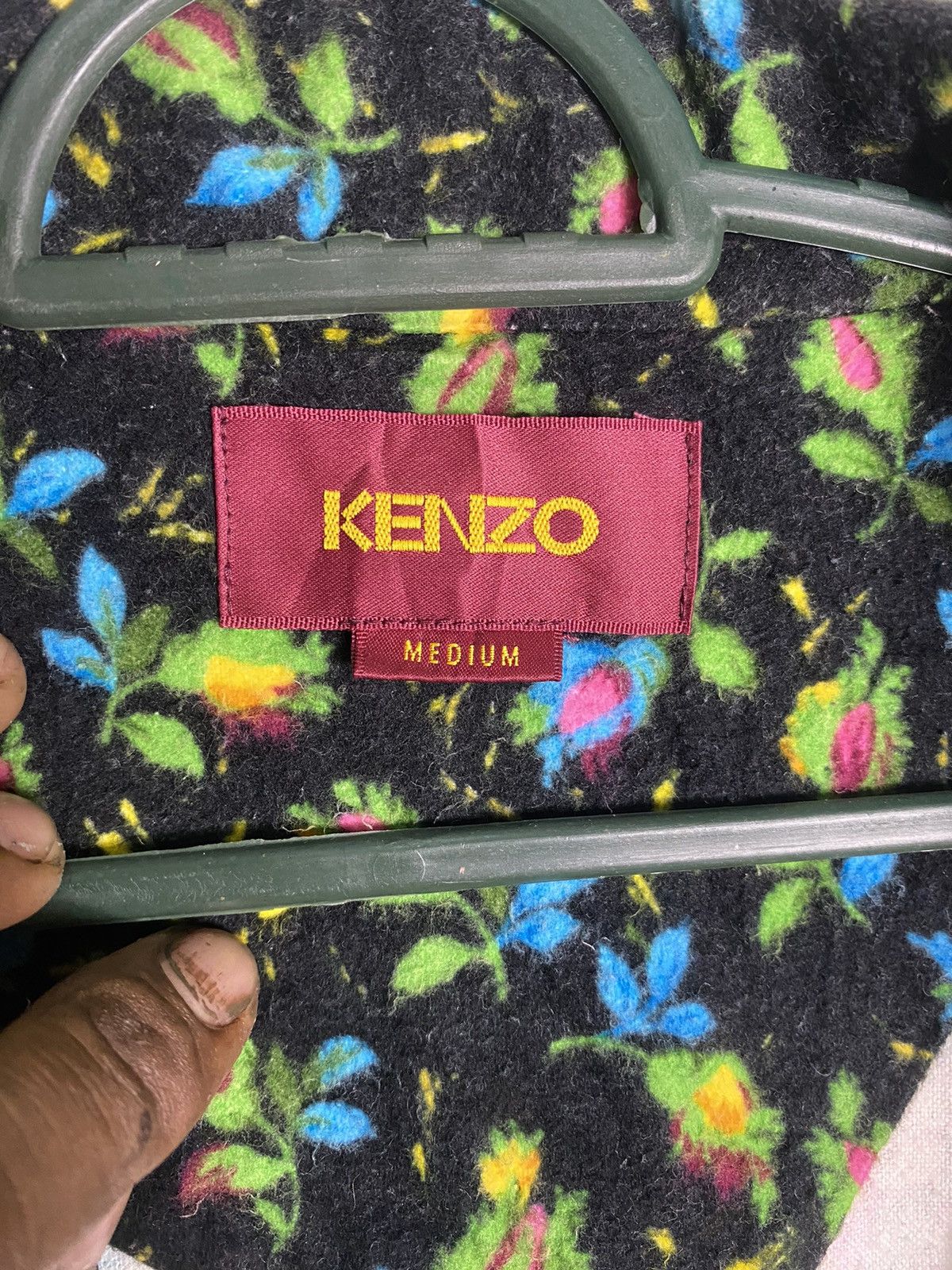 Kenzo × Vintage Kenzo flowers printed button up Size M / US 6-8 / IT 42-44 - 4 Thumbnail