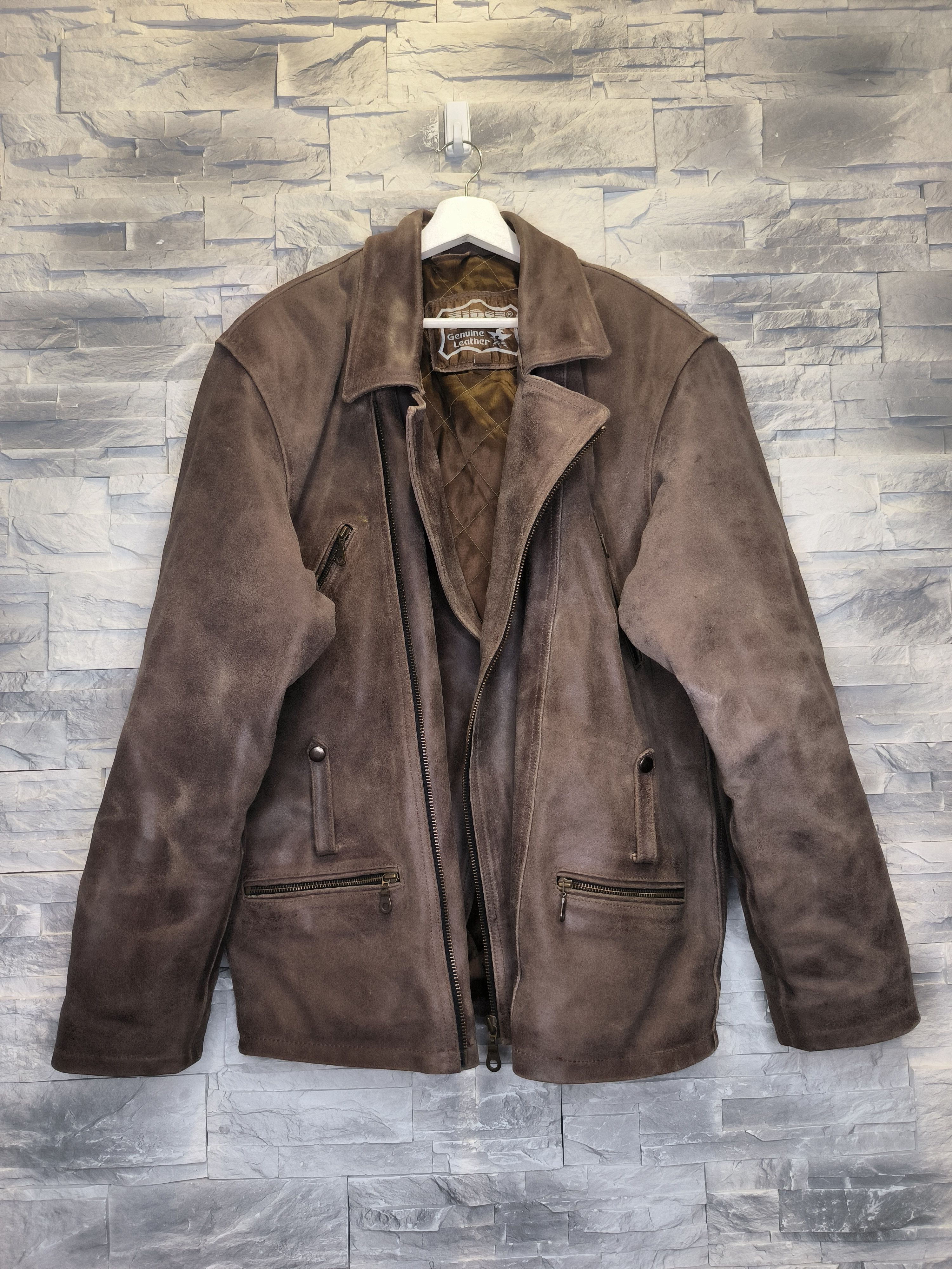 Vera Pelle Vera Pelle Vintage Leather Brown Jacket Size US L / EU 52-54 / 3 - 1 Thumbnail