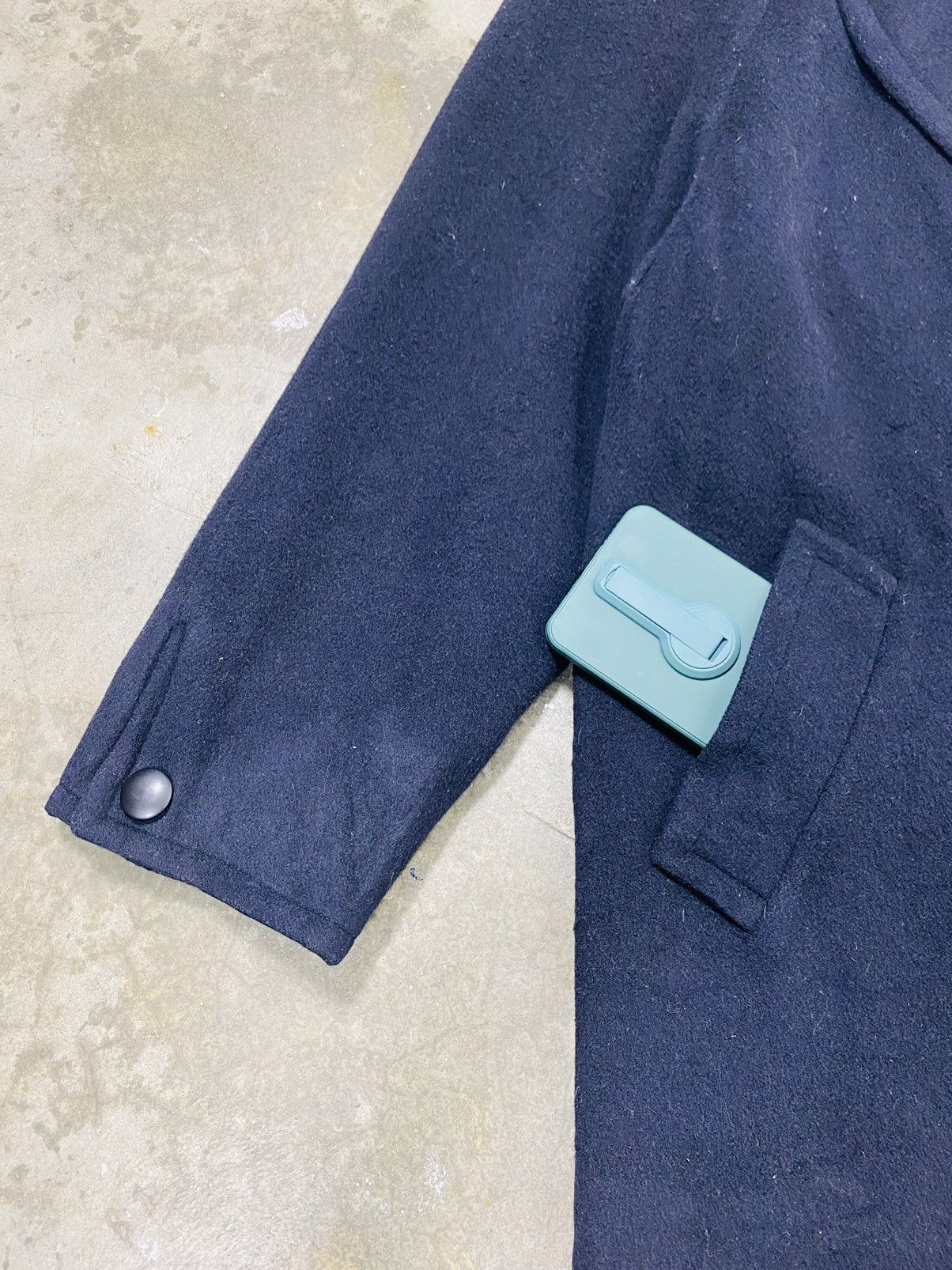 Aquascutum × Vintage A08 Aquascutum Double Breasted Acetate Jacket Size US L / EU 52-54 / 3 - 9 Thumbnail
