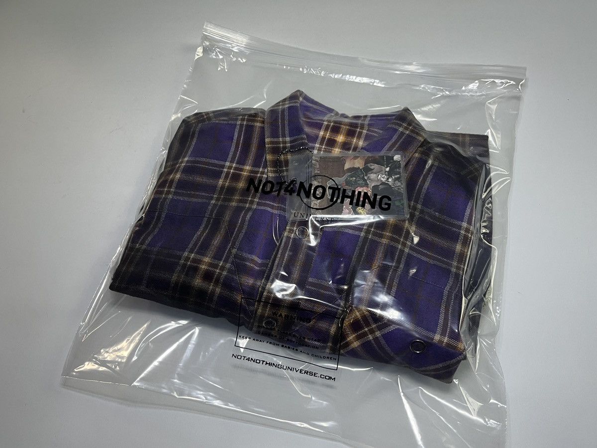 Vintage Fallen Angel Cut-Out Check Shirt Size US M / EU 48-50 / 2 - 3 Thumbnail