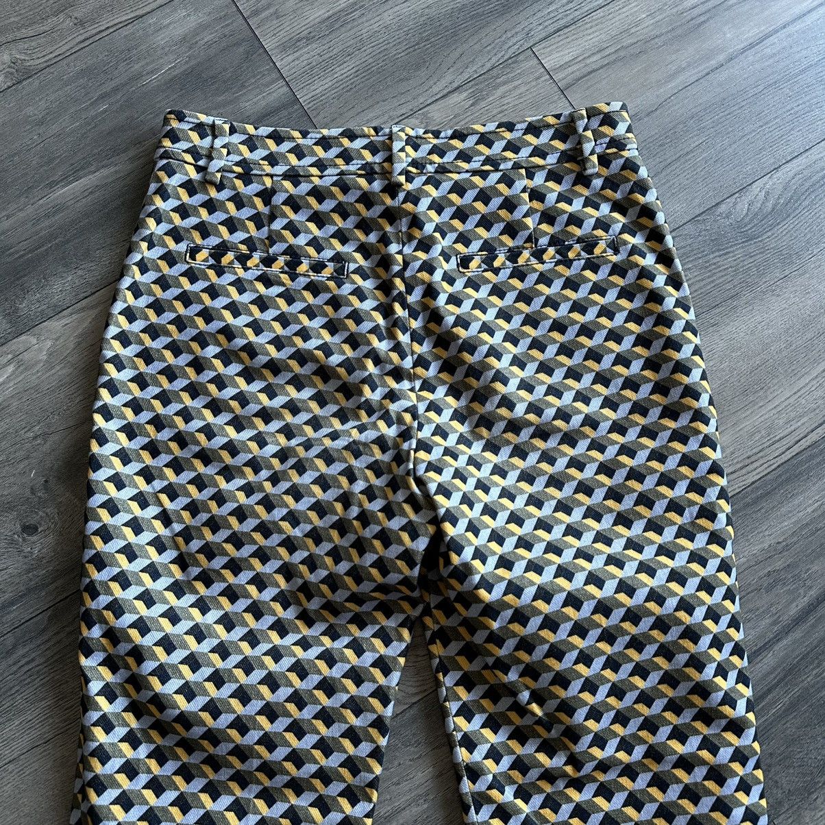 Missoni MISSONI Geometric Pattern Slim Fit Trousers Size 28" / US 6 / IT 42 - 7 Thumbnail