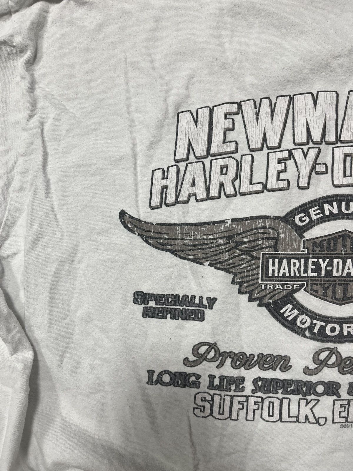 Harley Davidson × Vintage Vtg Harley Davidson rare t Shirt Size US XXL / EU 58 / 5 - 5 Thumbnail