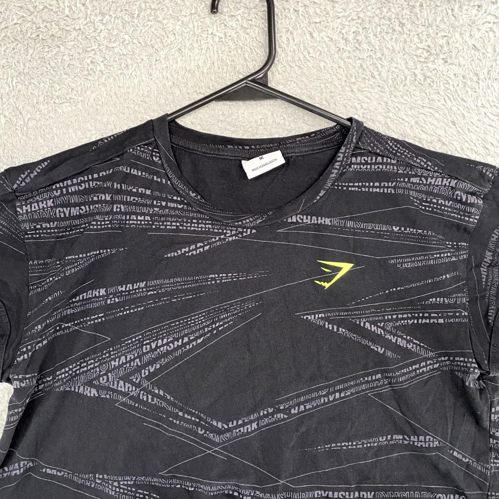Gymshark Gymshark Cropped T-Shirt Womens M Black Logo Graphic Workout Gy m Top Size M / US 6-8 / IT 42-44 - 3 Thumbnail