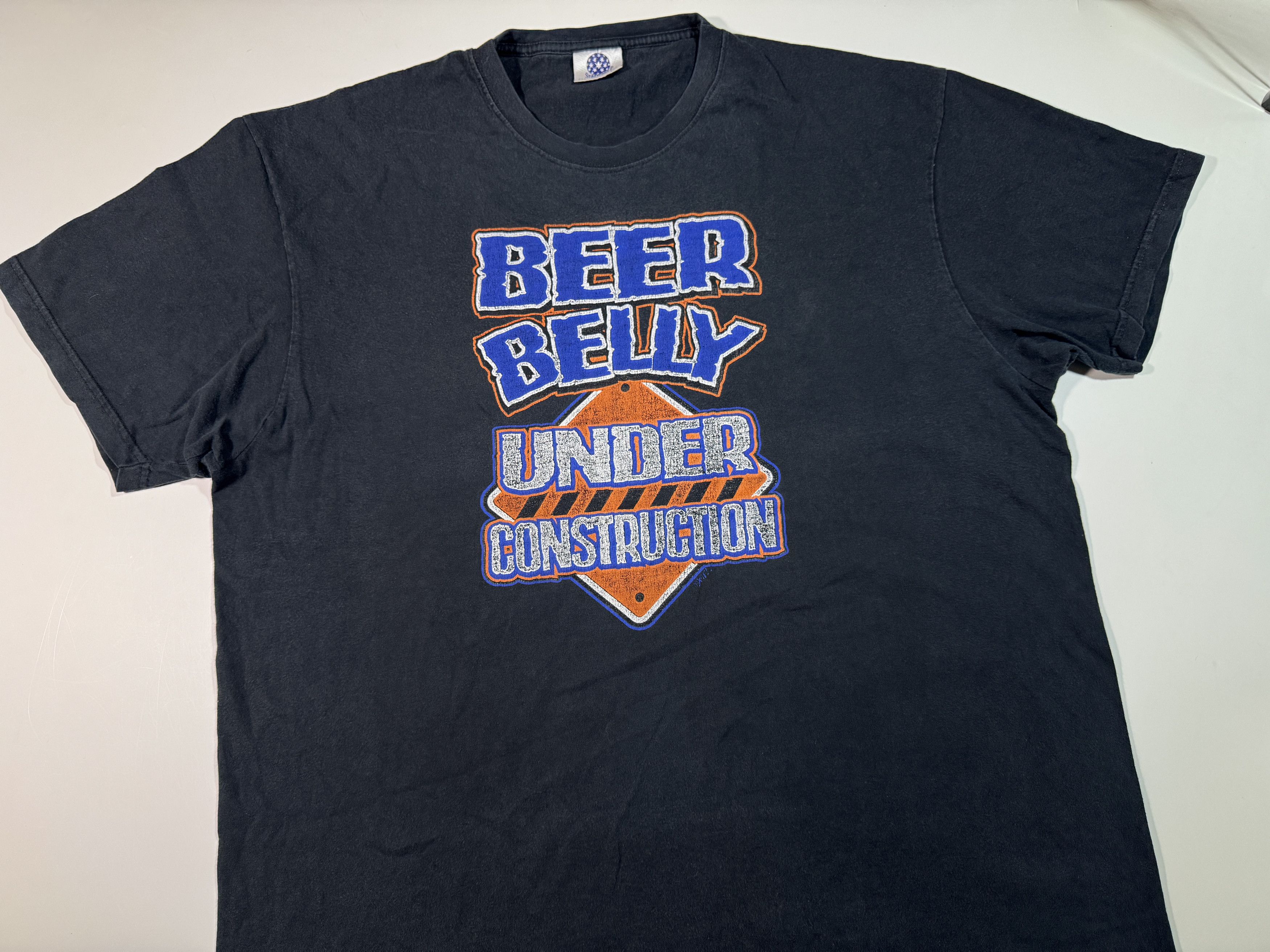 Vintage Vintage Beer Belly Under Construction T-shirt Size US XXL / EU 58 / 5 - 2 Thumbnail