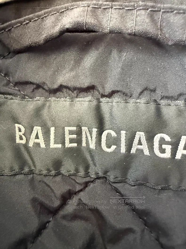 Balenciaga Balenciaga Double Ring Grid Nylon Puffer Jacket Size US S / EU 44-46 / 1 - 3 Thumbnail