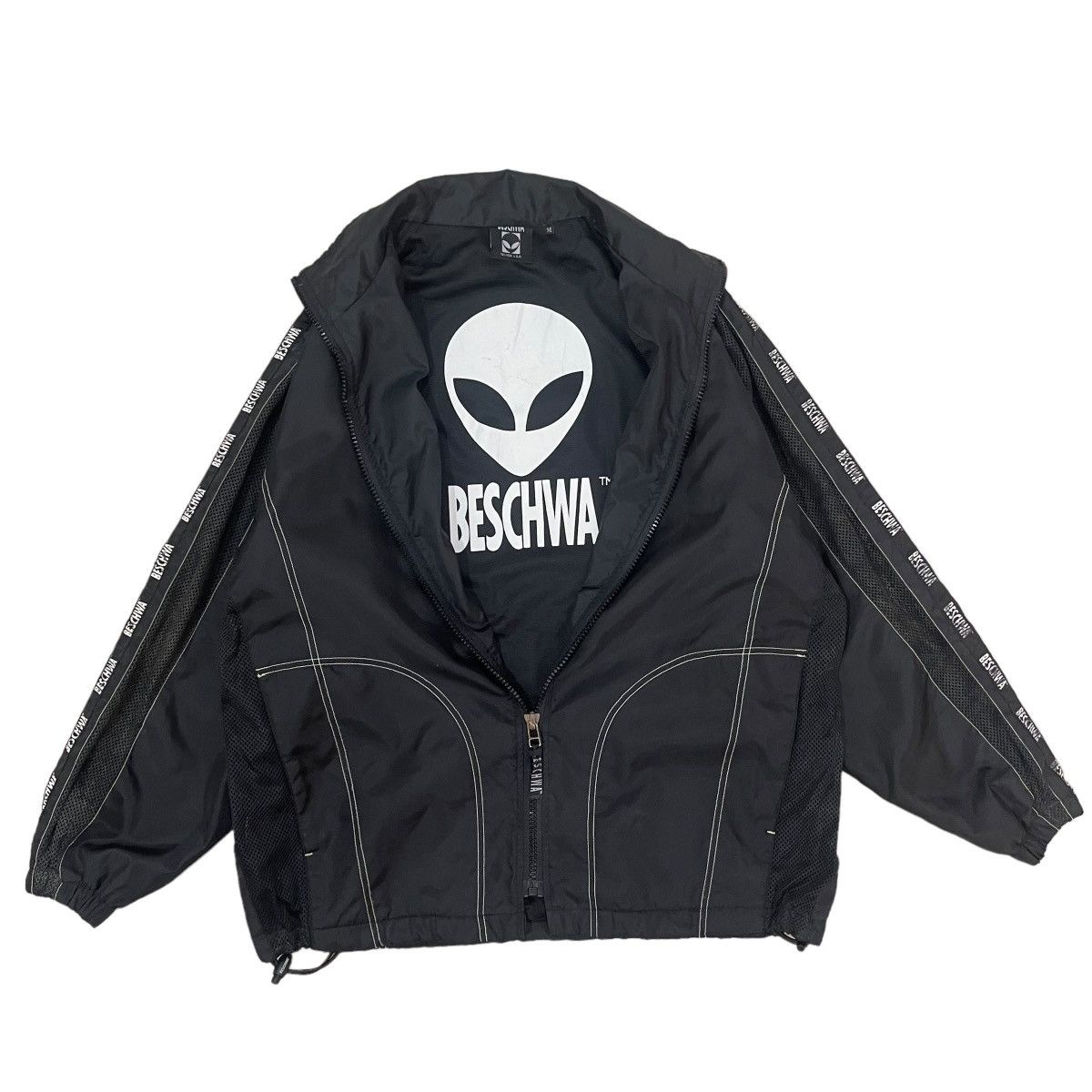 Alien Workshop Vintage 90s Beschwa Alien Skateboarding Zipper Jacket Size US M / EU 48-50 / 2 - 1 Thumbnail