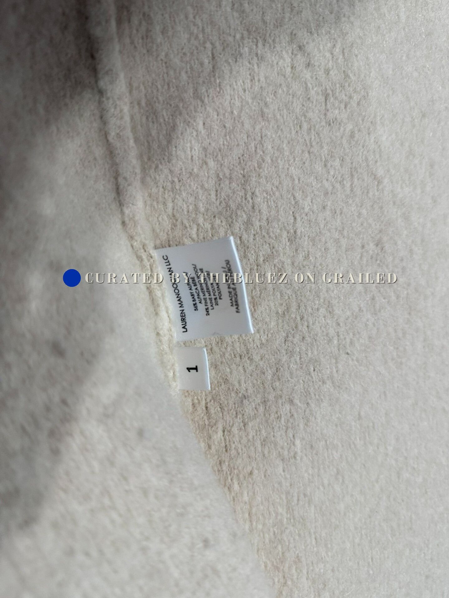 Lauren Manoogian Lauren Manoogian Light Beige Knit Coat Size M / US 6-8 / IT 42-44 - 3 Thumbnail