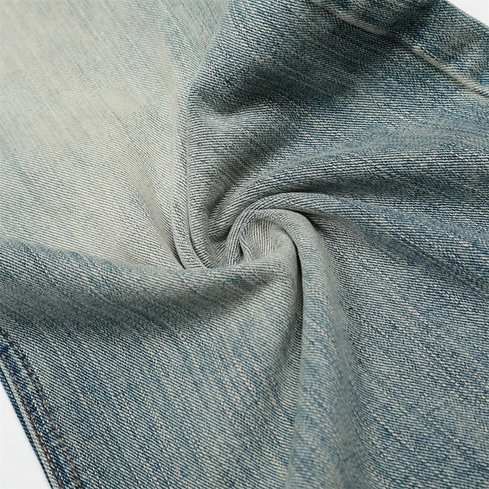 Jean American distressed washed men's retro casual scimitar jeans Size US 32 / EU 48 - 6 Thumbnail