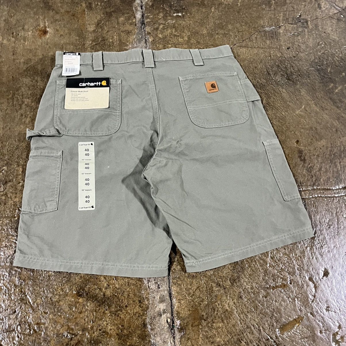 Carhartt × Vintage Crazy Carhartt Carpenter Canvas Short Y2K Workwear NWT Size US 40 / EU 56 - 3 Thumbnail