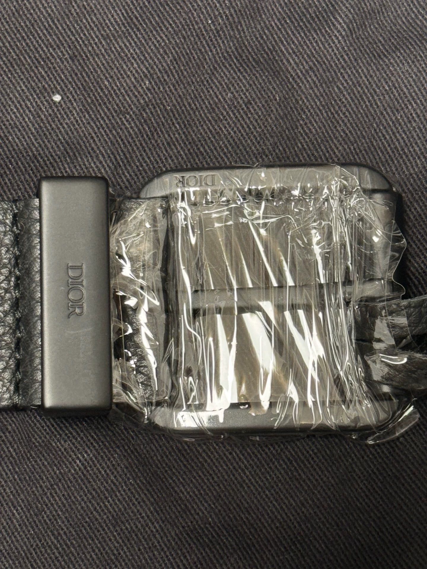 Dior Dior Oblique 3.5cm Black Belt 80 Size ONE SIZE - 4 Thumbnail