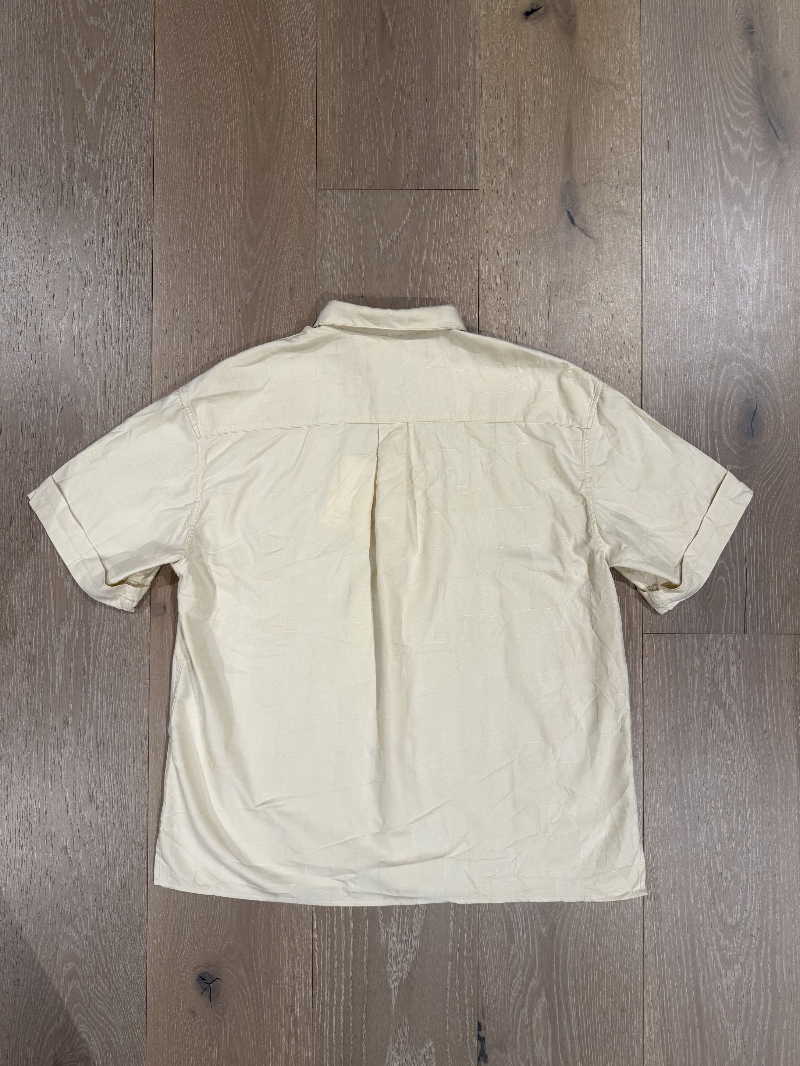 A Kind Of Guise 💚 SS24 A Kind Of Guise Elio Shirt Cubed Ivory Large NEW Size US L / EU 52-54 / 3 - 15 Thumbnail