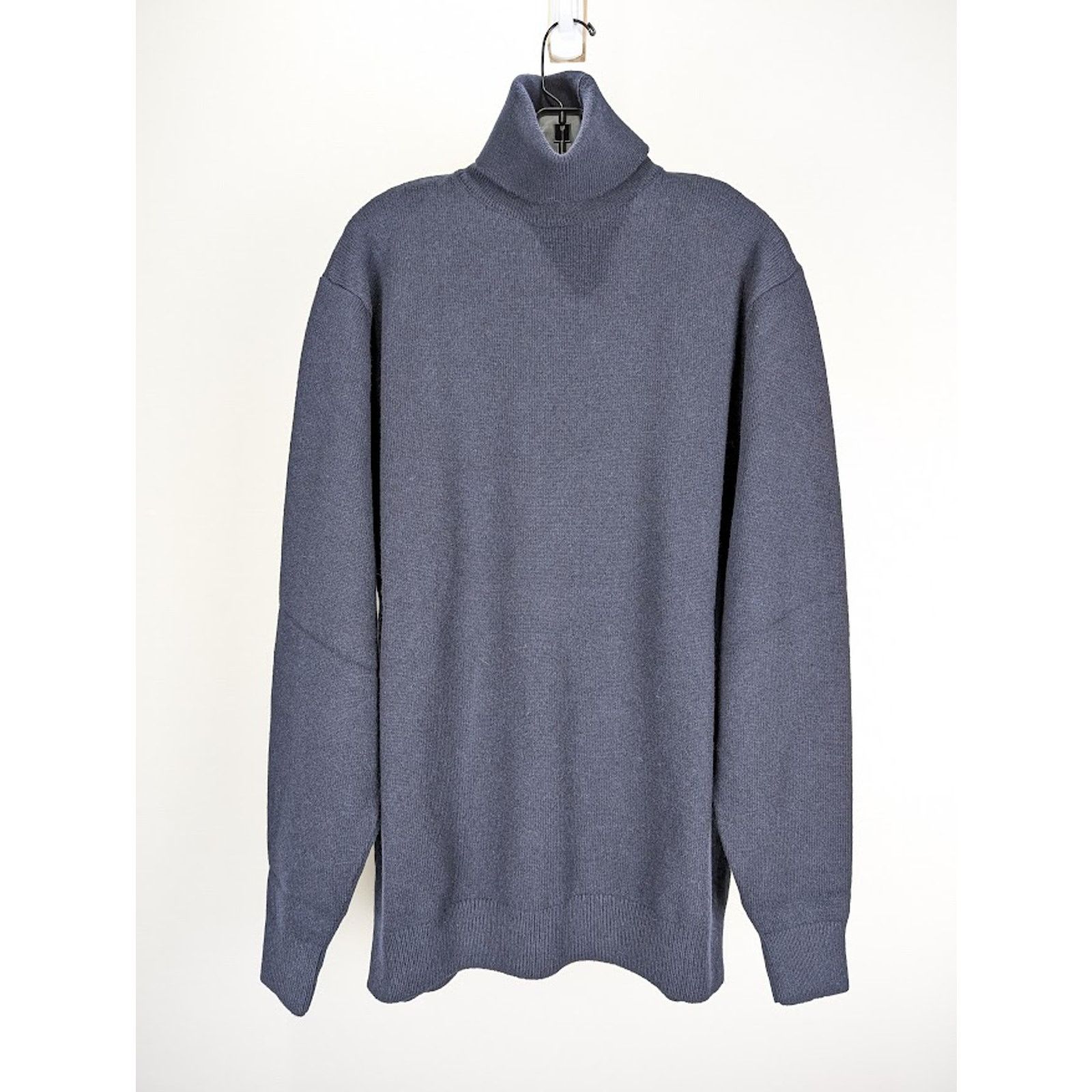 Balenciaga o1rshd1 High-Neck Sweatshirt in Blue Size: 2 Size US M / EU 48-50 / 2 - 1 Thumbnail