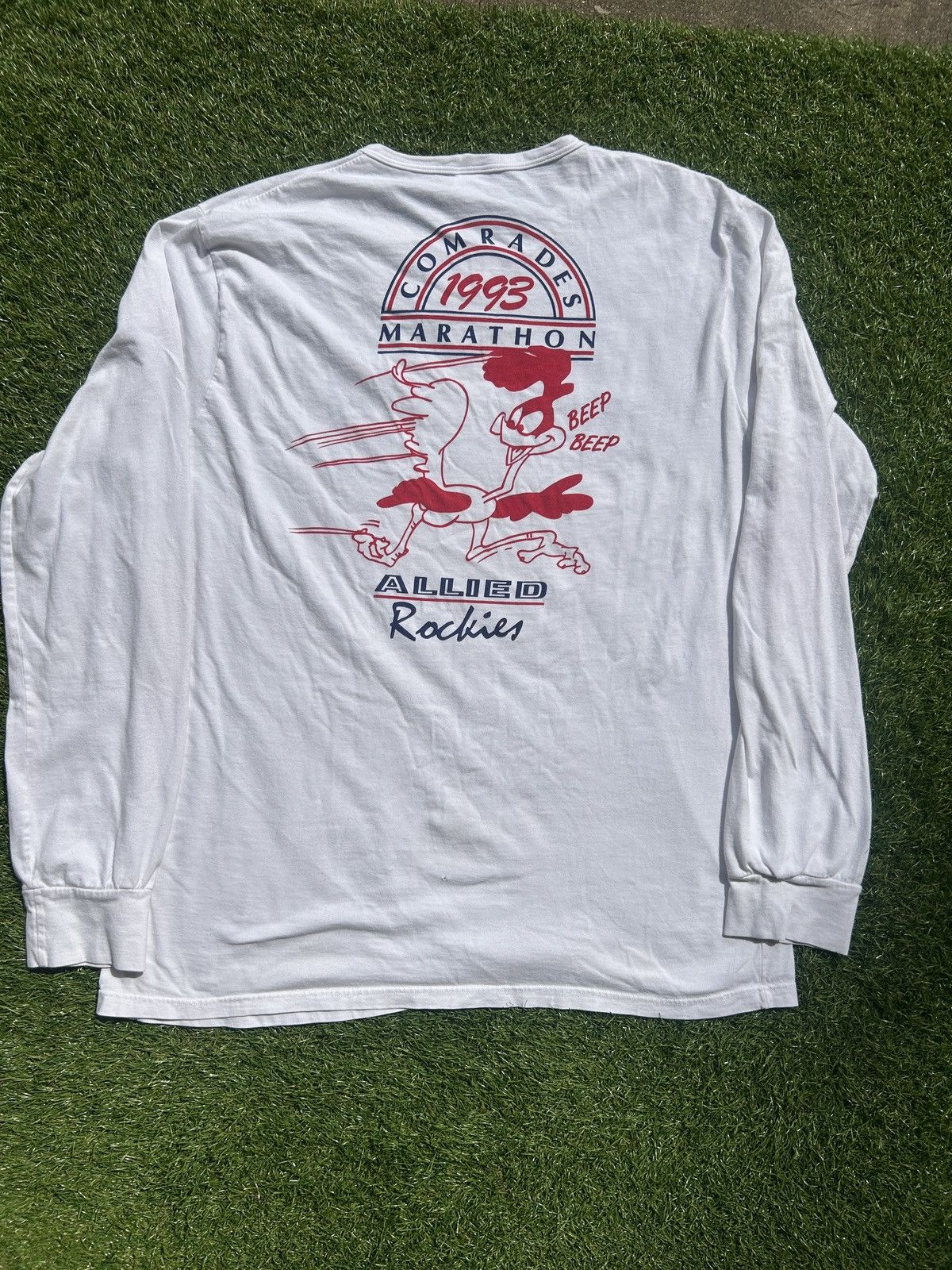 Vintage Vintage 1993 Comrades Marathon Long Sleeve Shirt Size US XXL / EU 58 / 5 - 1 Thumbnail