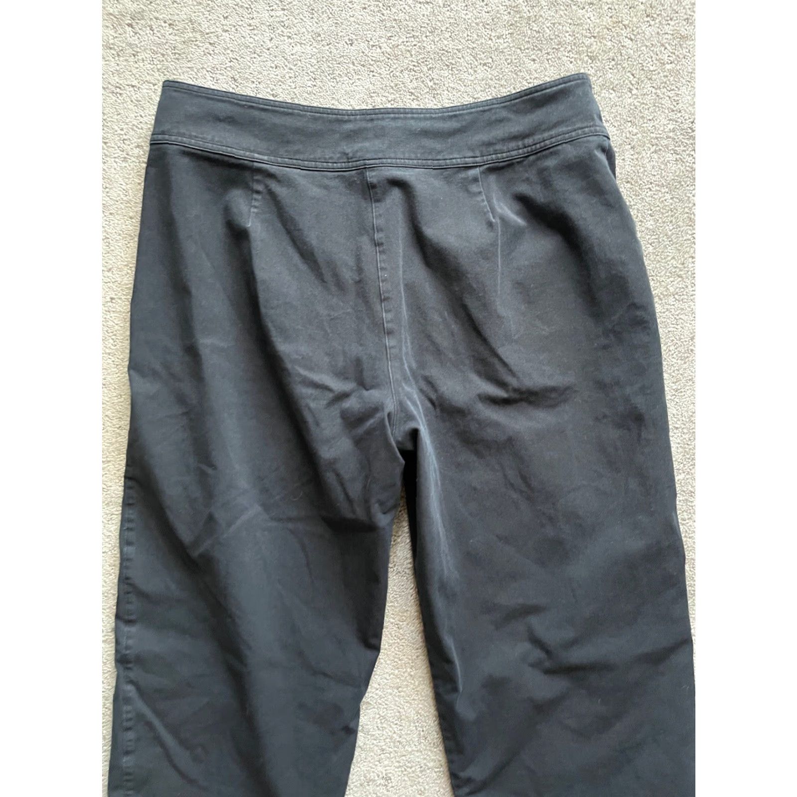 Vintage Chico's Womens Pants Cropped Size 2.5 Black High Rise Pockets Plus 2.5 Regular Inseam 24 in Size 26" / US 2 / IT 38 - 4 Thumbnail