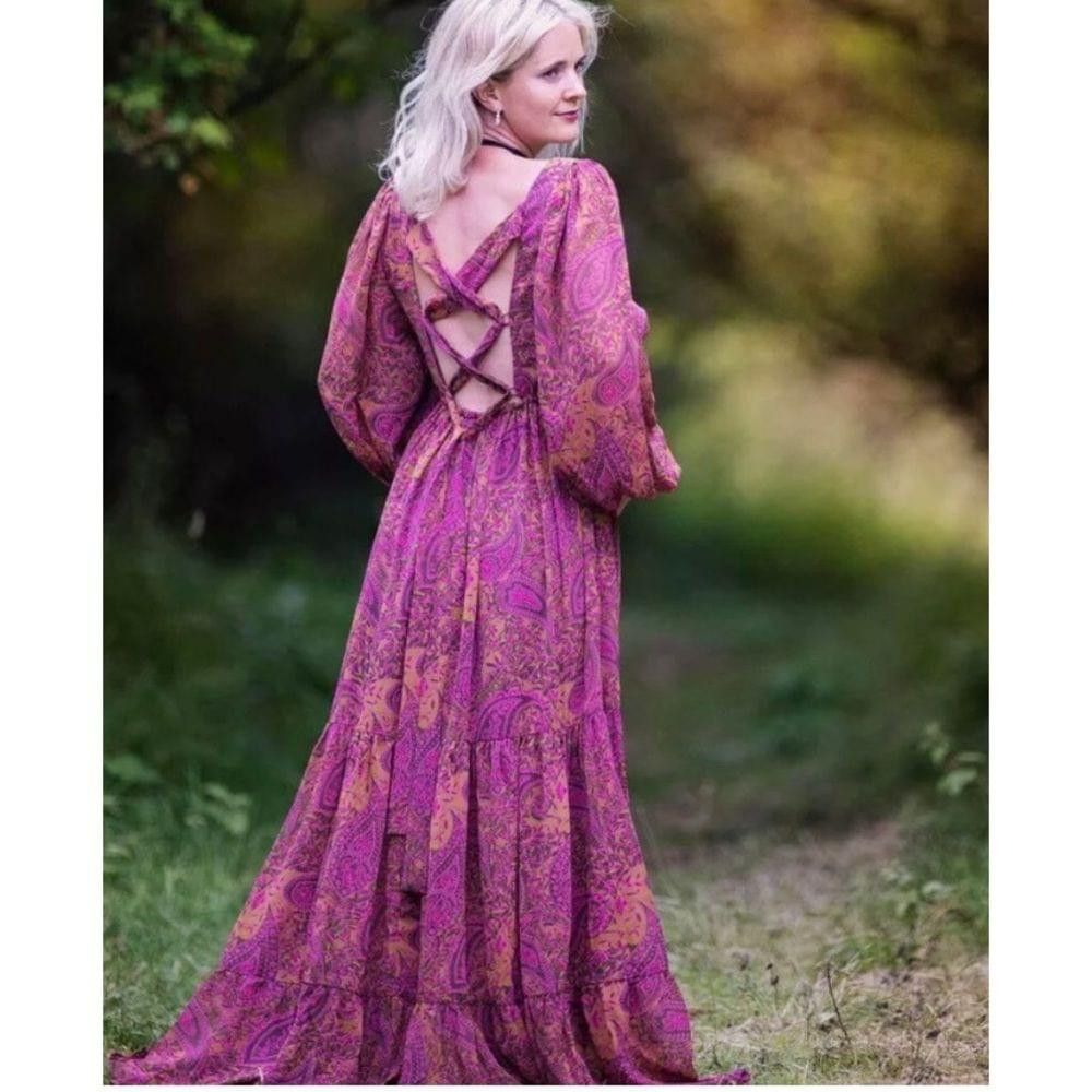 Free People New Free People Folklore Maxi Dress Size XS $288 Size XS / US 0-2 / IT 36-38 - 4 Thumbnail