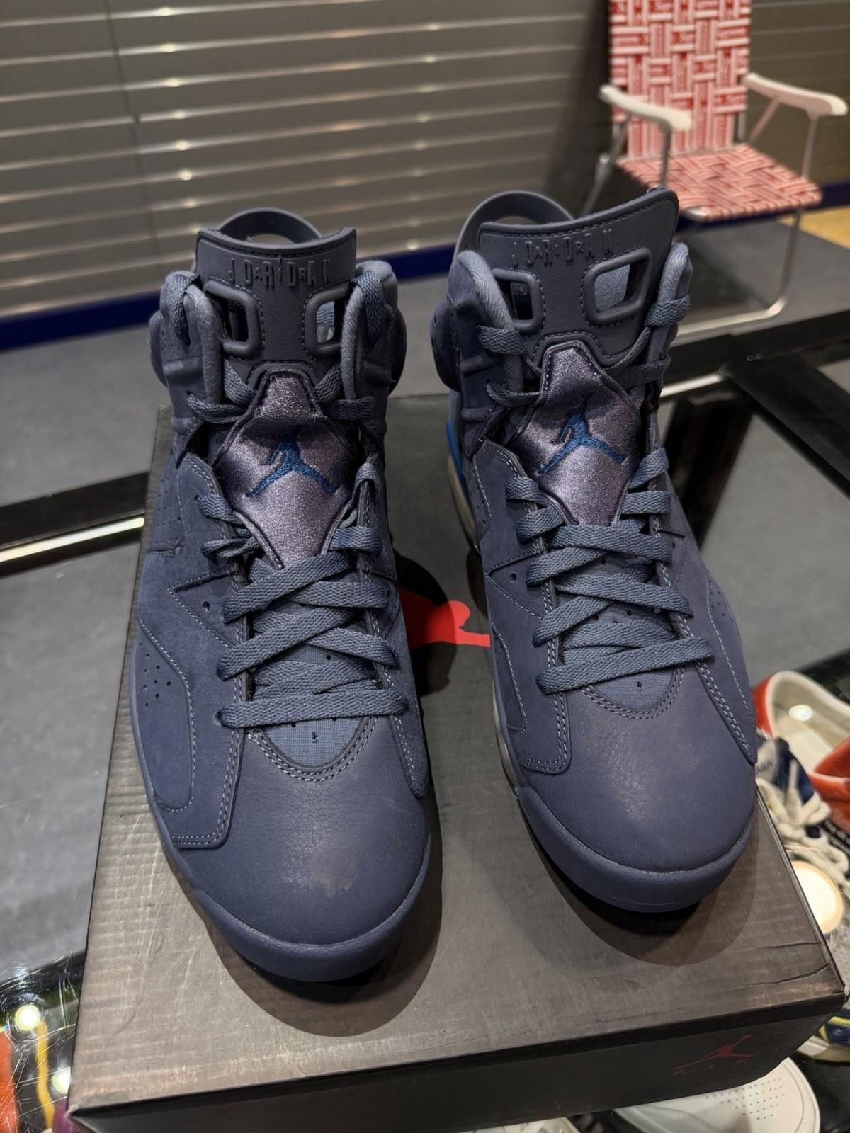 Jordan Brand Jordan 6 Retro Diffused Blue 2018 Size 8.5 Used RARE Size US 8.5 / EU 41-42 - 5 Thumbnail