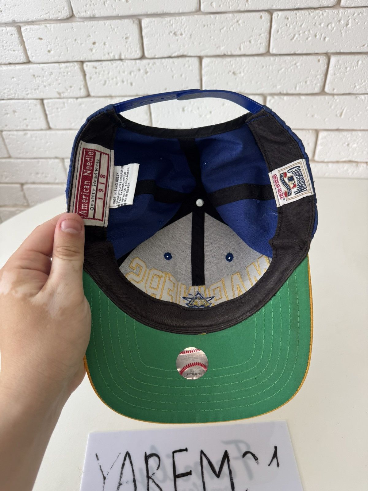Vintage Seattle Mariners American Needle Cooperstown cap hat Size ONE SIZE - 4 Thumbnail