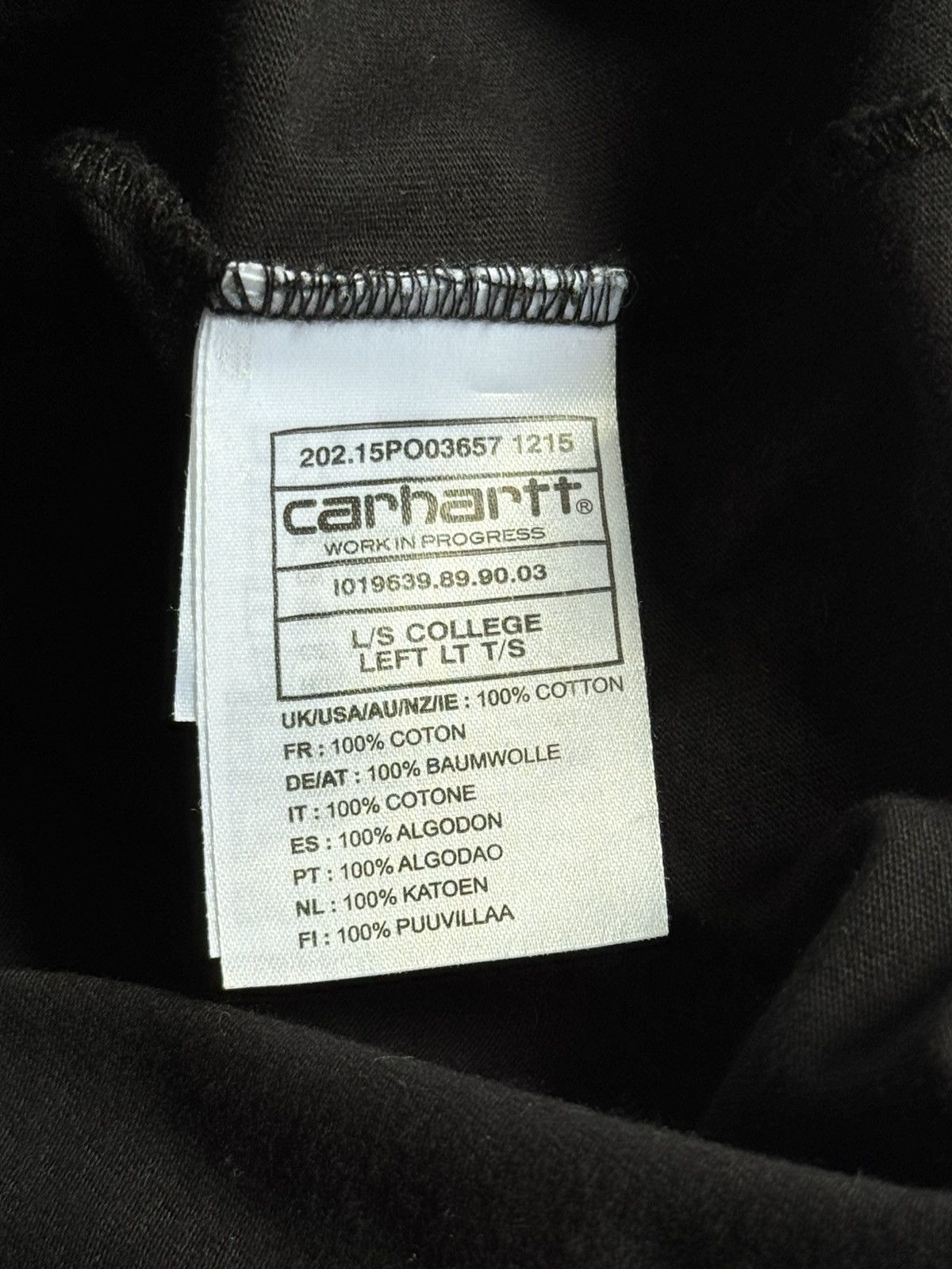 Carhartt Carhartt S big logo shirt long sleeve sweatshirt pullover Size US S / EU 44-46 / 1 - 5 Thumbnail