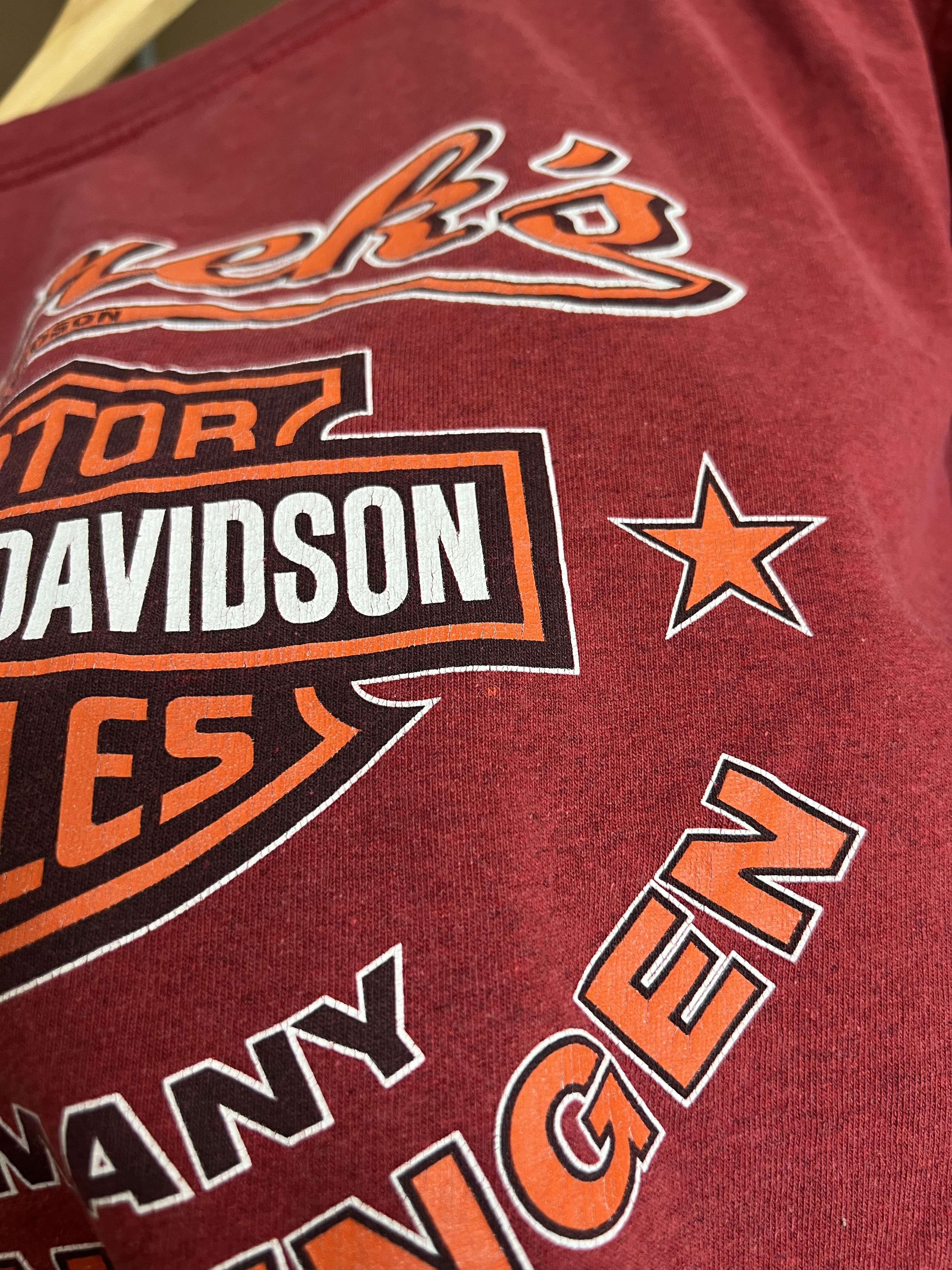 Harley Davidson Vintage 2001 Harley Davidson Fierek’s Ulm-Ringingen T-shirt Size US L / EU 52-54 / 3 - 14 Thumbnail