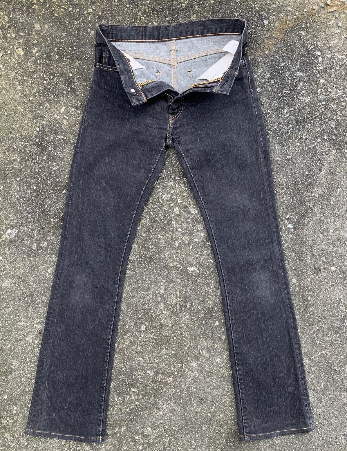 Alchemist Alchemist Fab Four Flare Stretching Leather Patch jeans Size US 27 - 20 Thumbnail