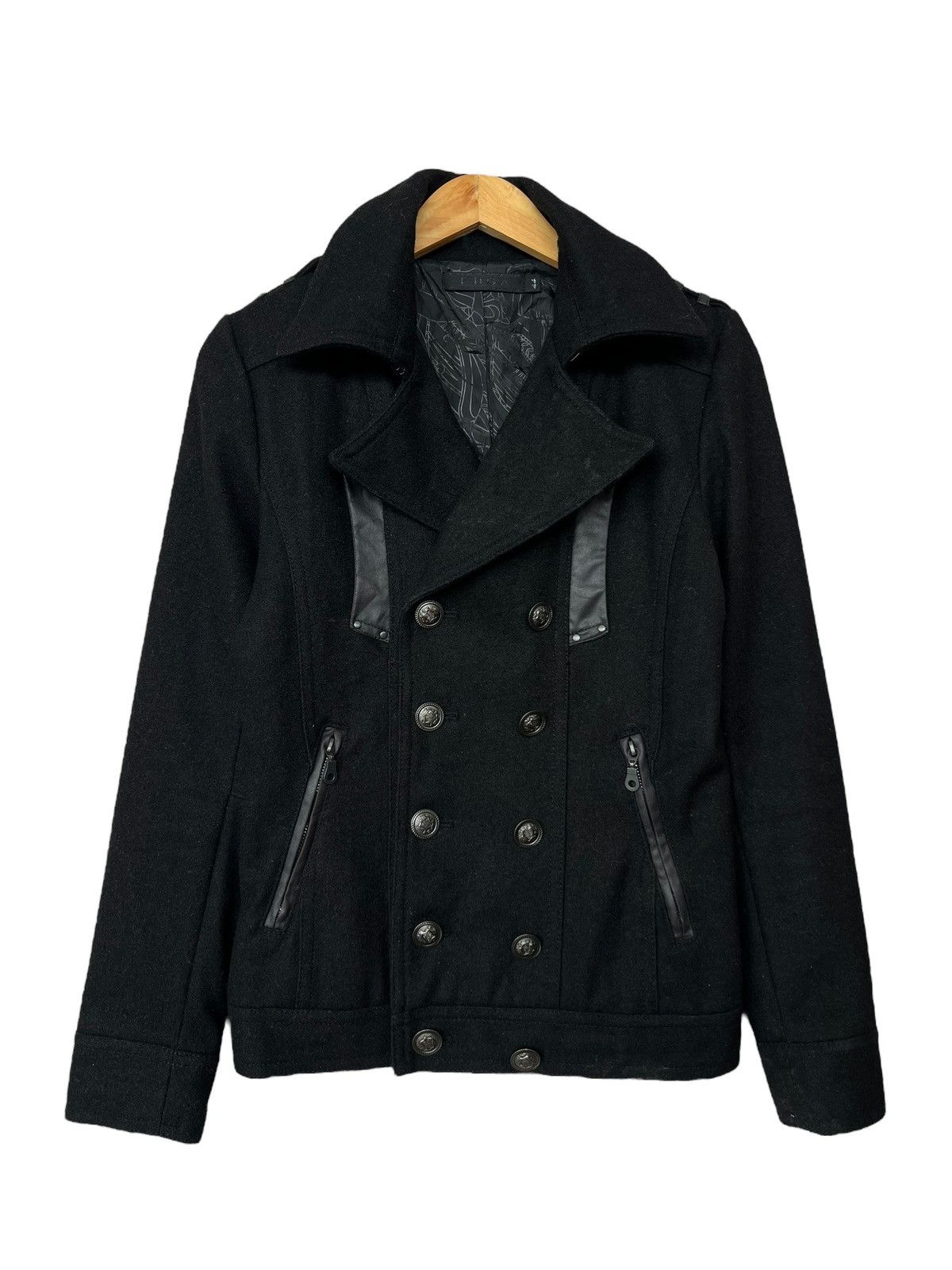 GOSTAR DE FUGA Gosta De Fuga Black Wool Coat Jacket Size US S / EU 44-46 / 1 - 1 Thumbnail