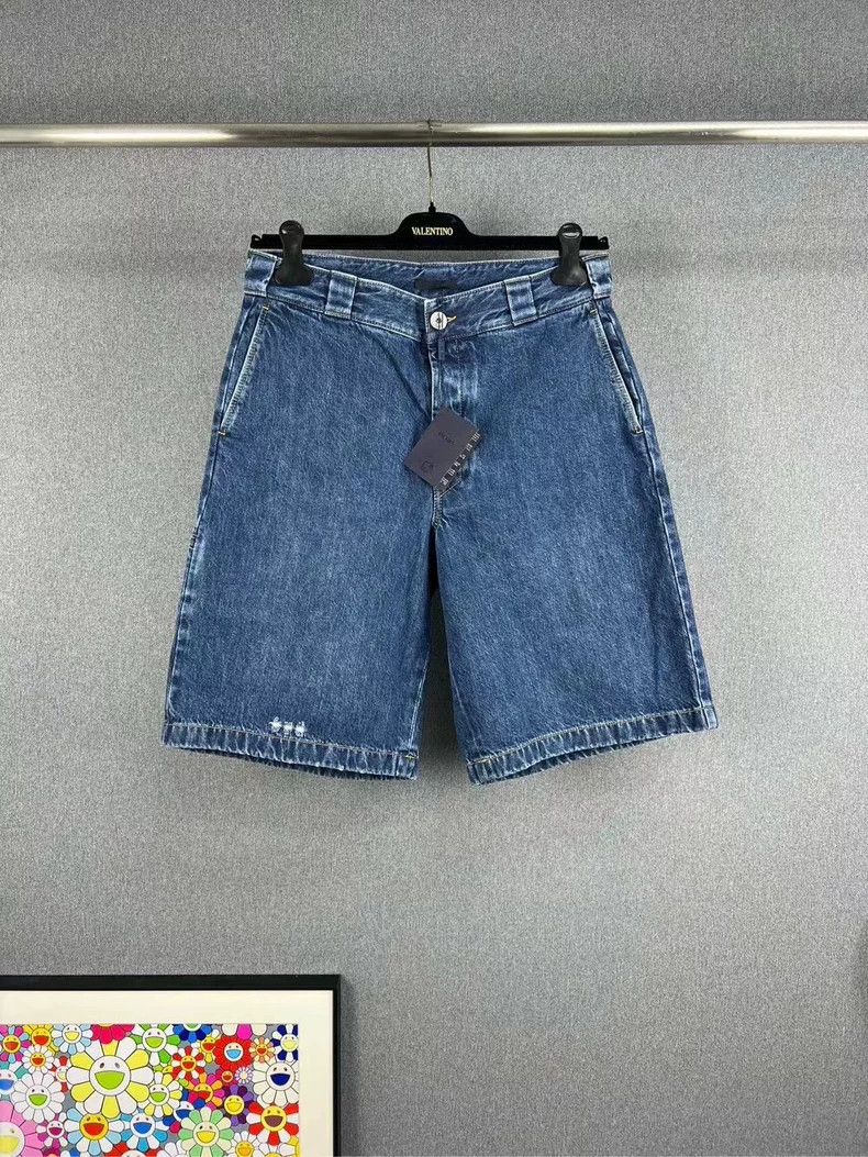 Prada PRADA Triangle Label Denim Shorts Size 48 - dmc Size US 31 - 1 Thumbnail