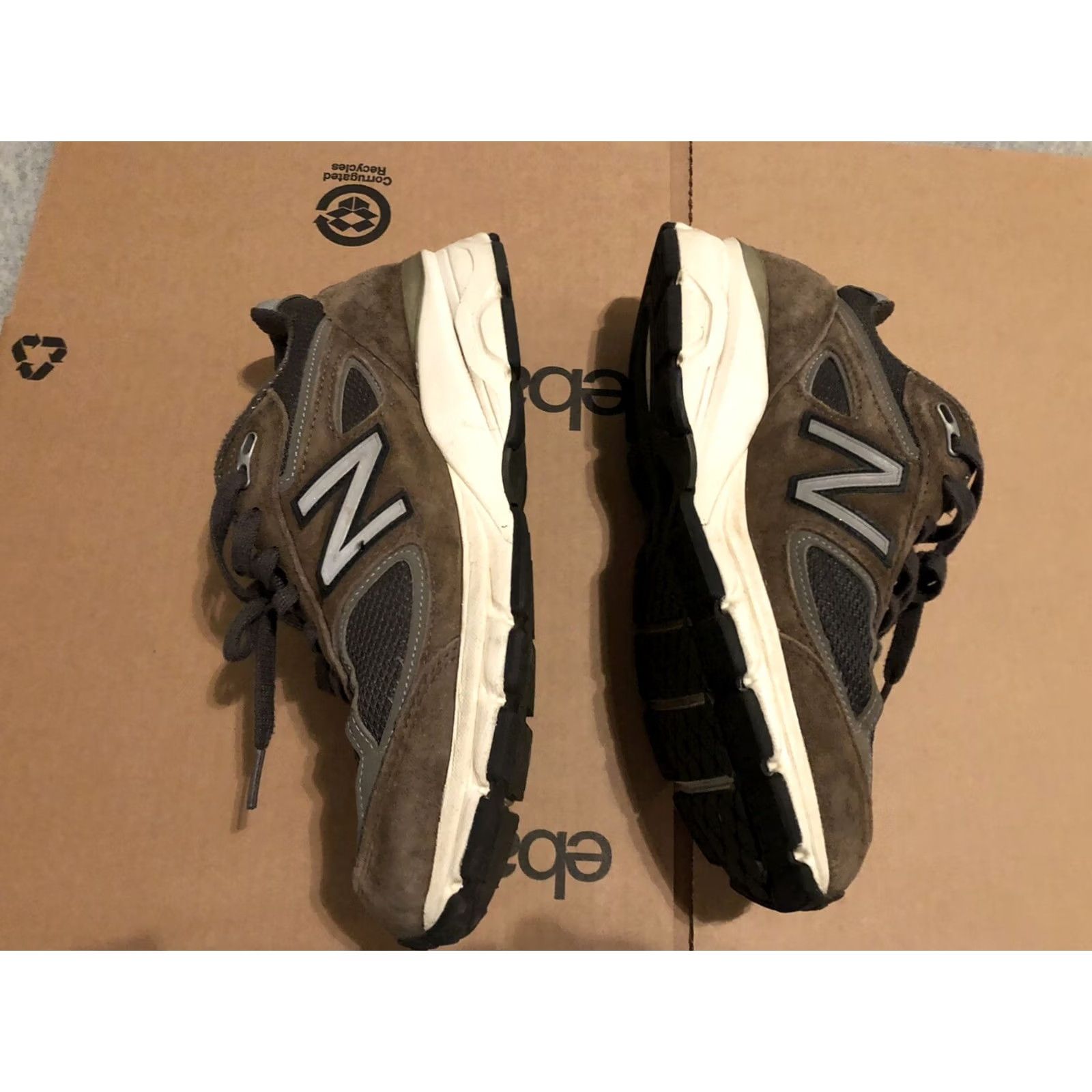 New Balance New Balance 990 V4 Womens W990MG4 Made in USA Suede Green Size 8 Green Womens 990 V4 Walking Athletic Shoes Size US 8 / IT 38 - 3 Thumbnail