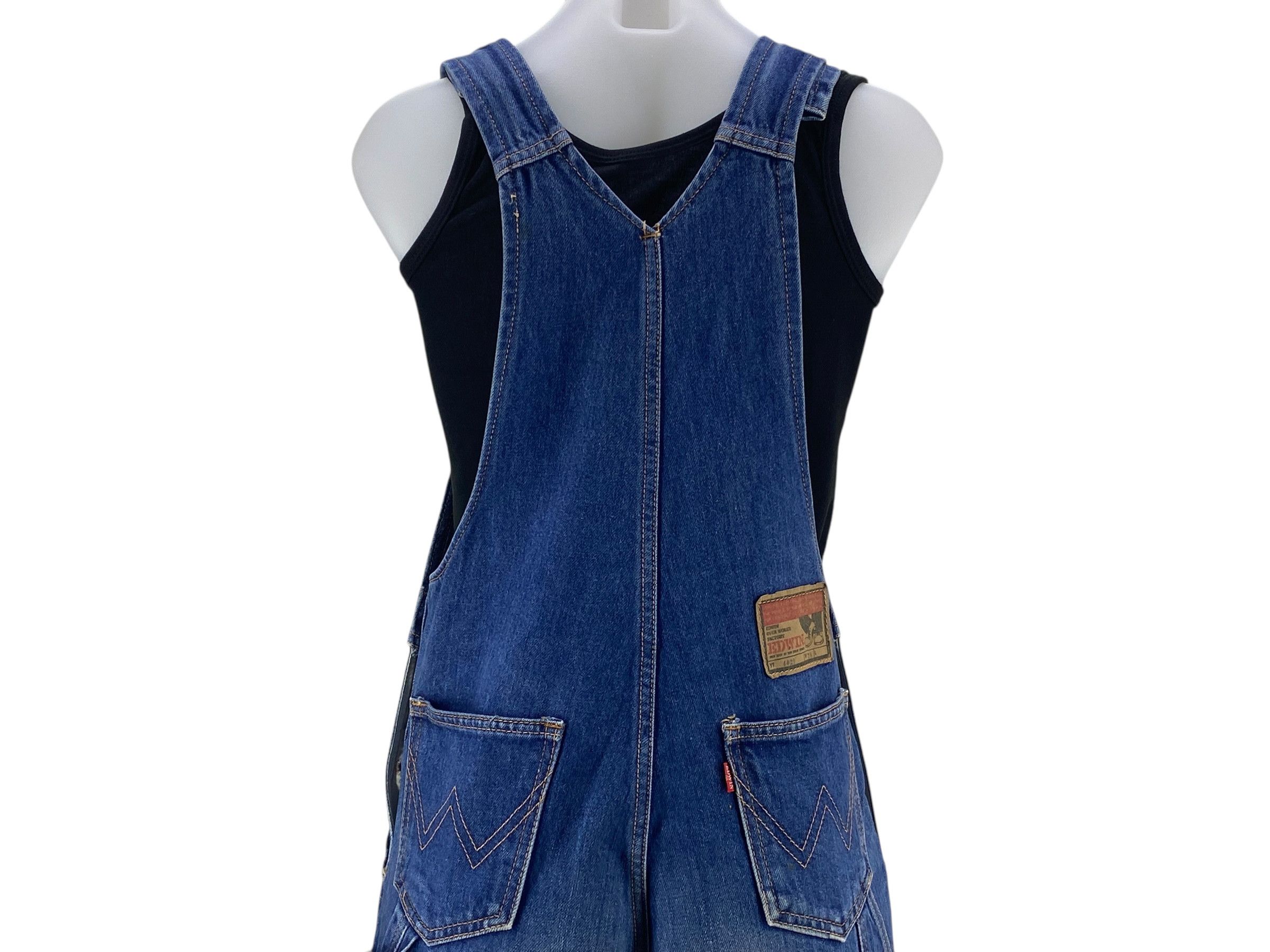 Edwin Edwin Overalls Hickory Workwear Bib Overalls Size 26" / US 2 / IT 38 - 7 Thumbnail