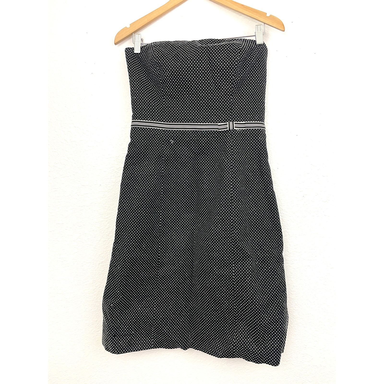 Ann Taylor Ann Taylor Dress Black Strapless Built-in Bra Size 6 Size M / US 6-8 / IT 42-44 - 8 Thumbnail