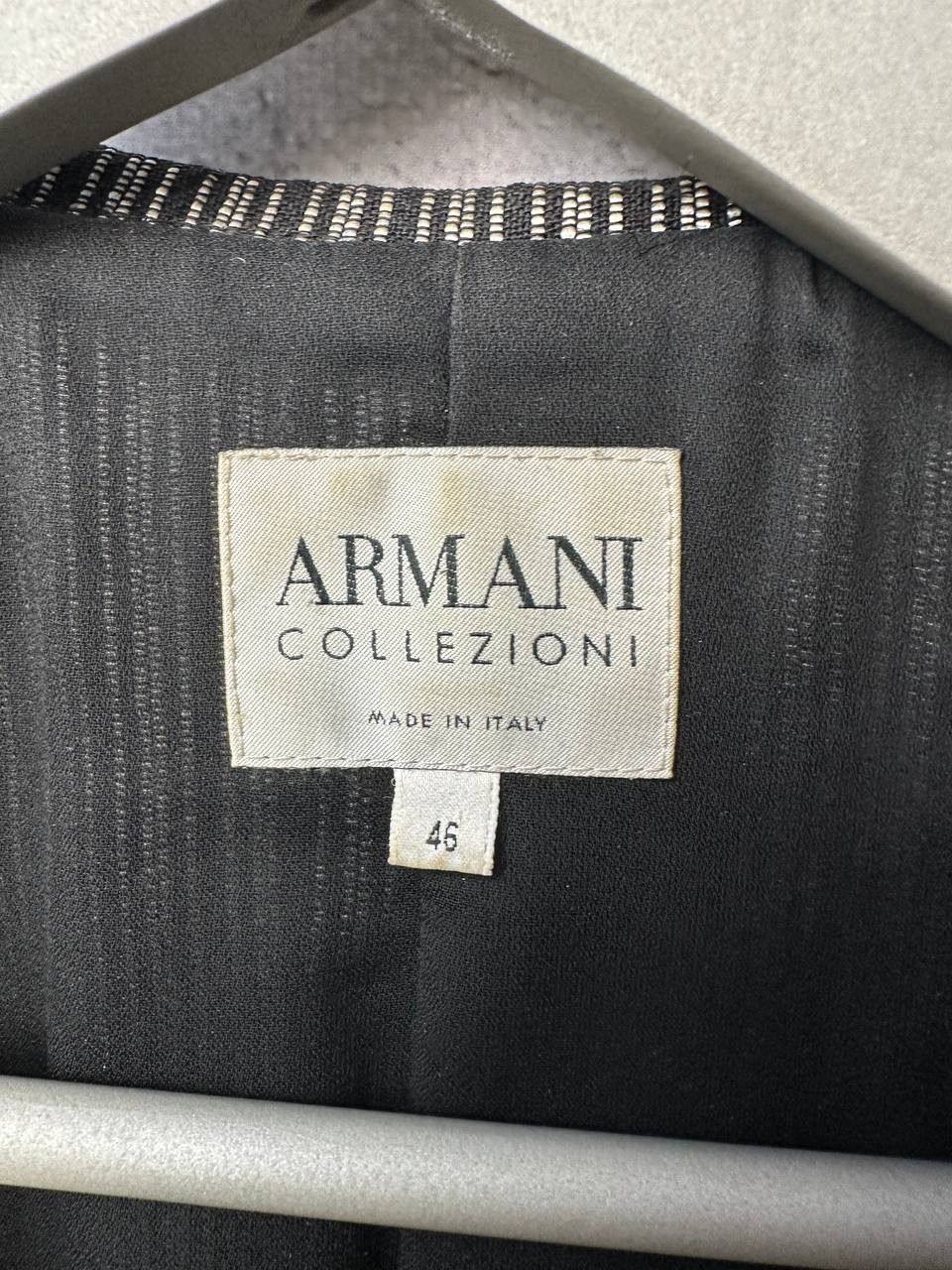 Armani Collezioni Armani Collezioni Women’s Unique Striped Blazer Jacket Size L / US 10 / IT 46 - 11 Thumbnail