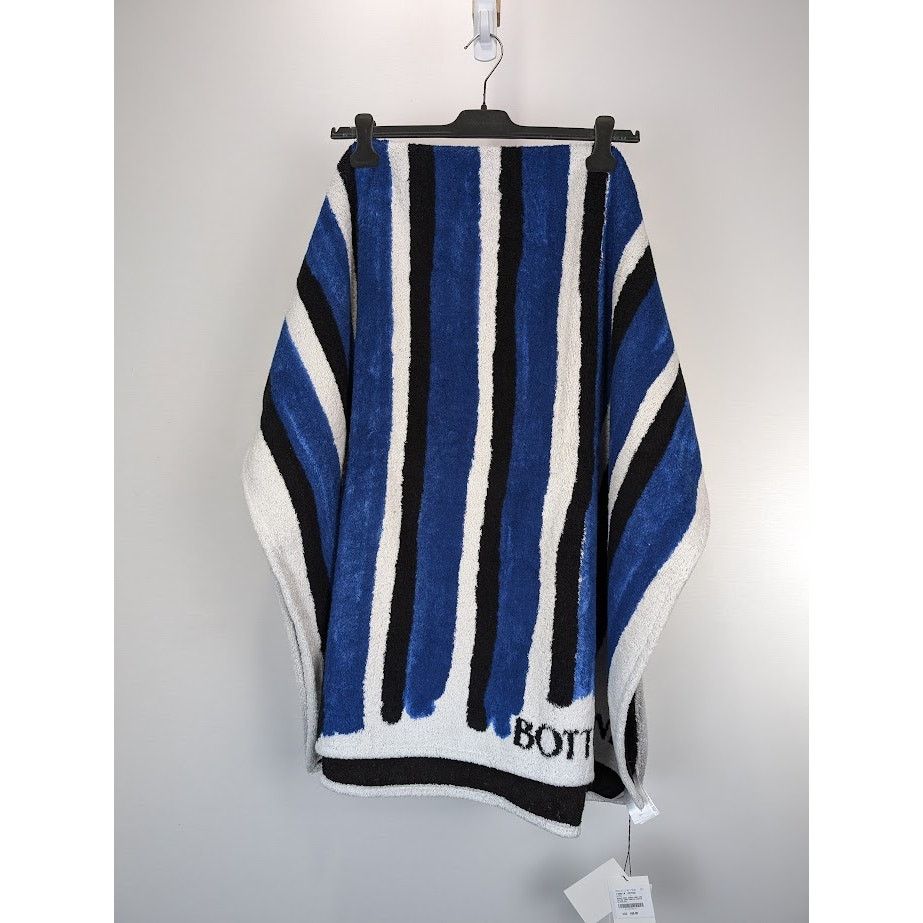Bottega Veneta o1rshd1 Size:OS / Beach Towel Stripe Print Cotton Terry Blue Size ONE SIZE - 2 Thumbnail
