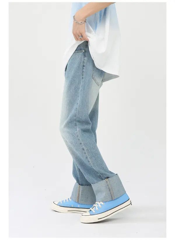 Japanese Brand Japanese style straight-leg personality denim trousers Size US 32 / EU 48 - 5 Thumbnail