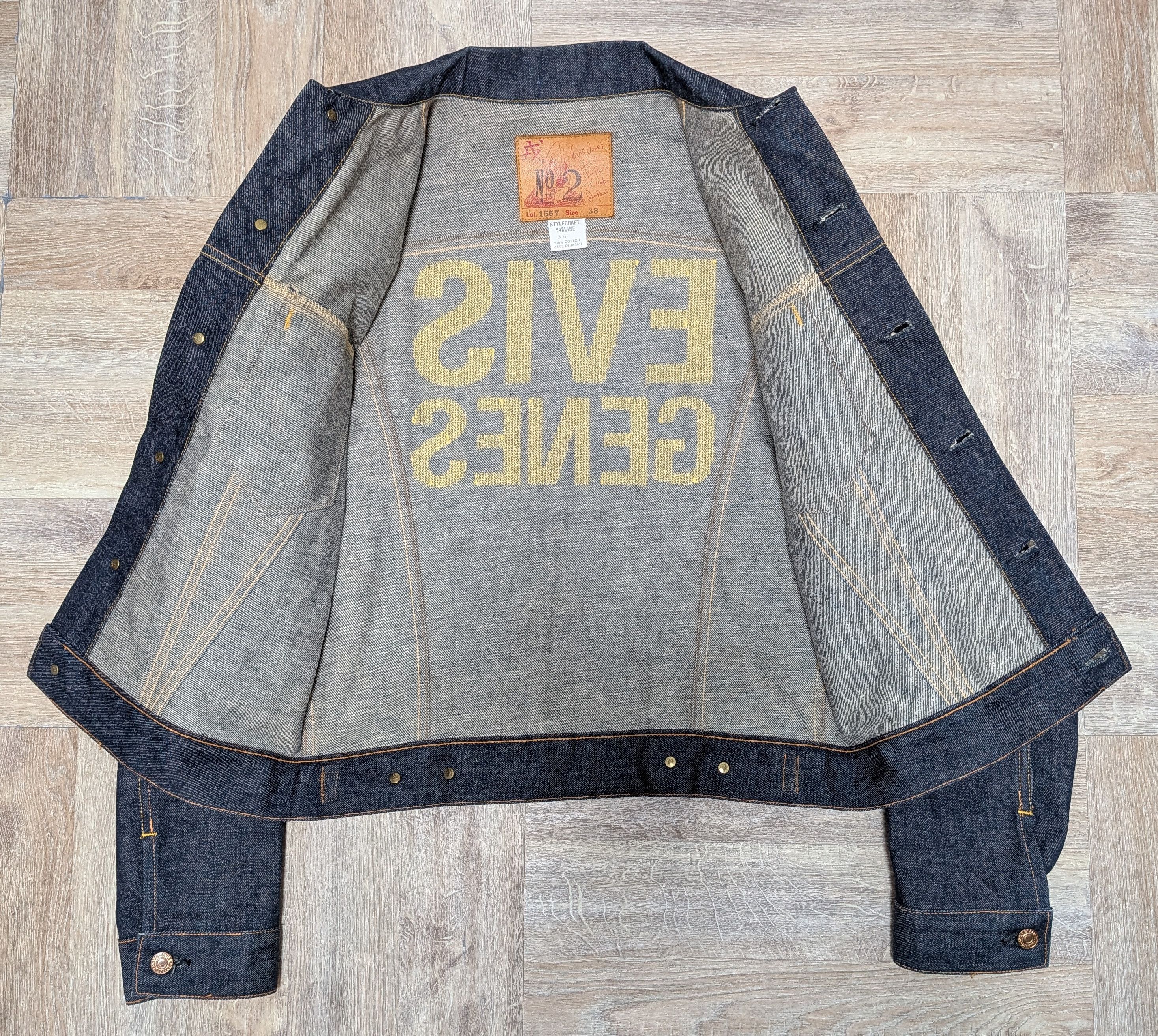 Evisu Evisu Early 1990s Denim Jacket Deadstock Size 38 Japan Size US M / EU 48-50 / 2 - 4 Thumbnail