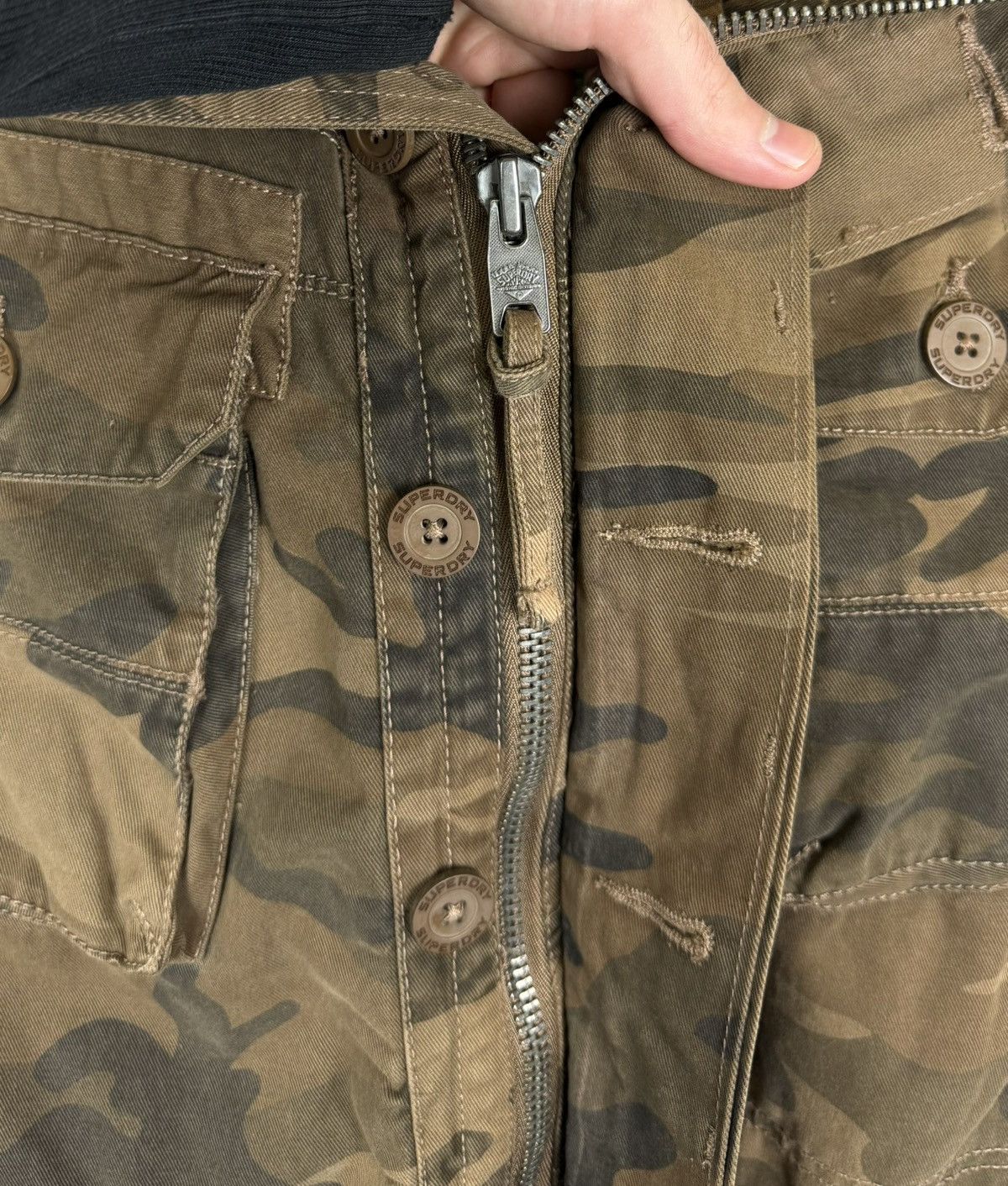 Superdry Superdry Regiment M65 Camouflage Military Jacket Field Top Size US L / EU 52-54 / 3 - 5 Thumbnail