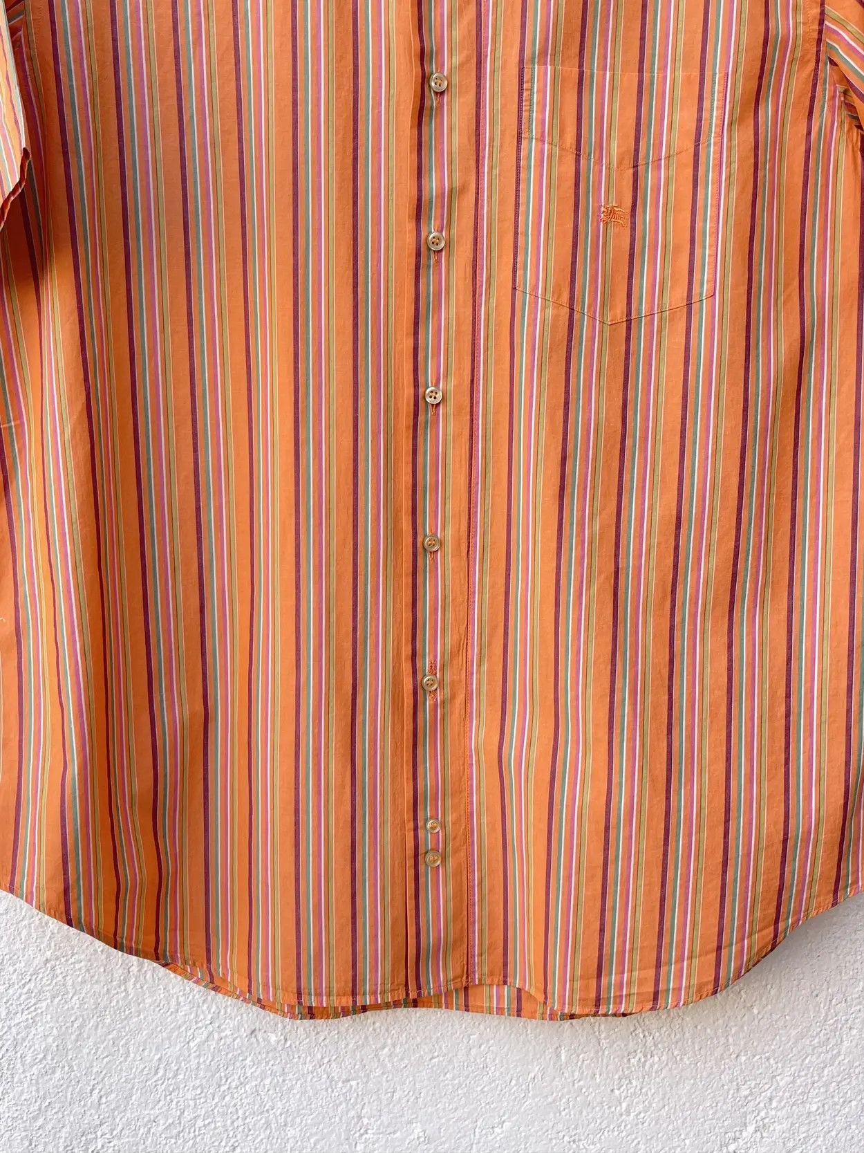 Burberry 🔥orange Burberry London shirt tshirt striped Size xl Size US XL / EU 56 / 4 - 4 Thumbnail