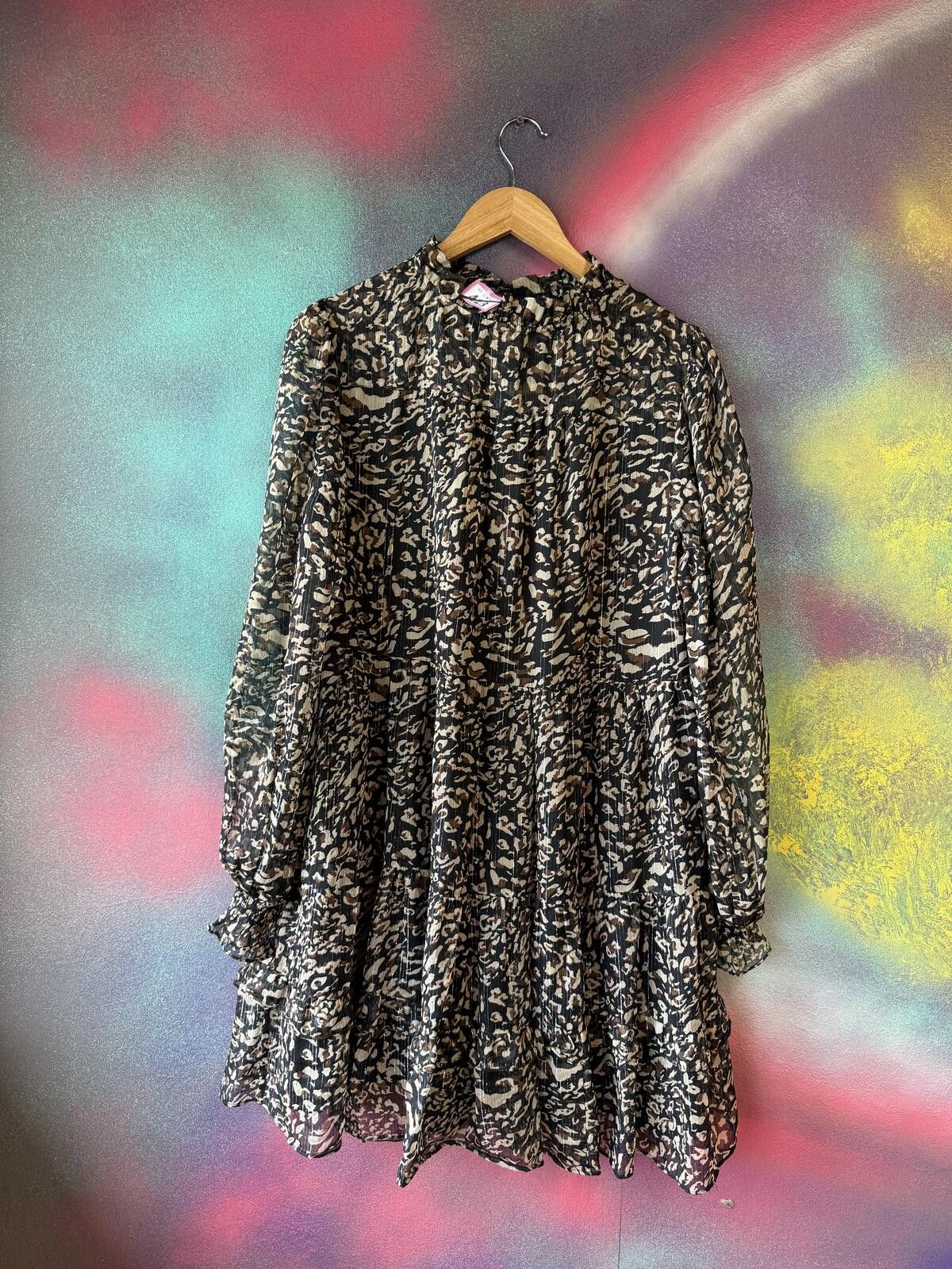 Other Phase eight sheets leopard print swing mini dress Size L / US 10 / IT 46 - 1 Thumbnail