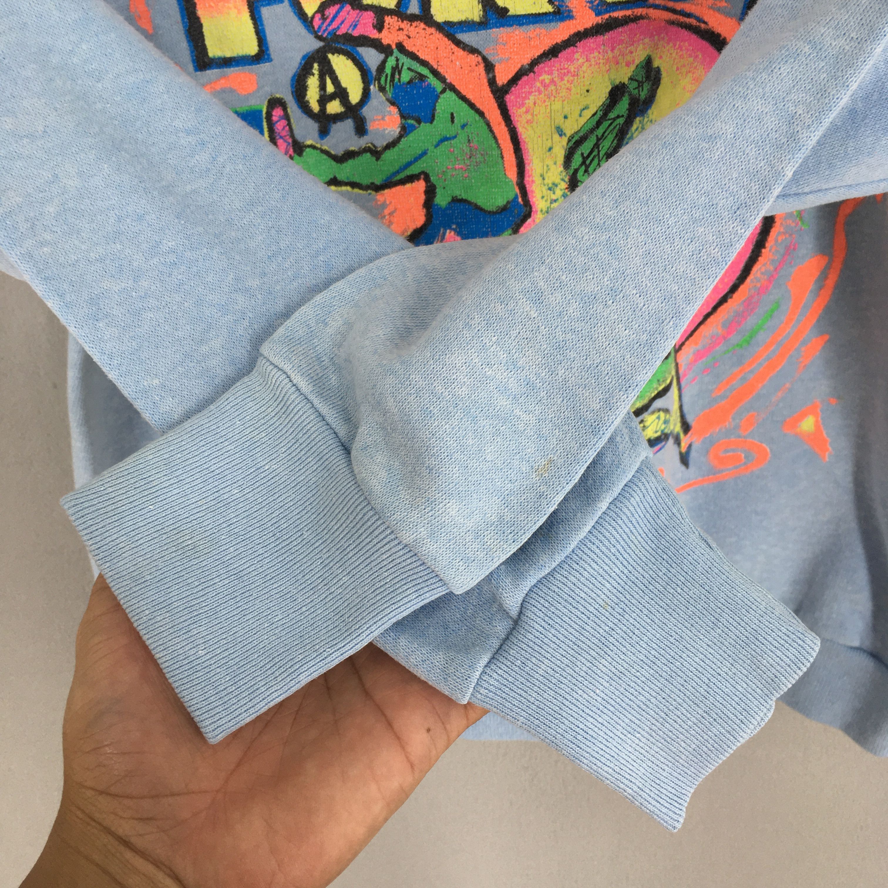 Vintage Vintage 90s Air Force Snowboard Blue Sweatshirt Youth Large Size US L / EU 52-54 / 3 - 4 Thumbnail
