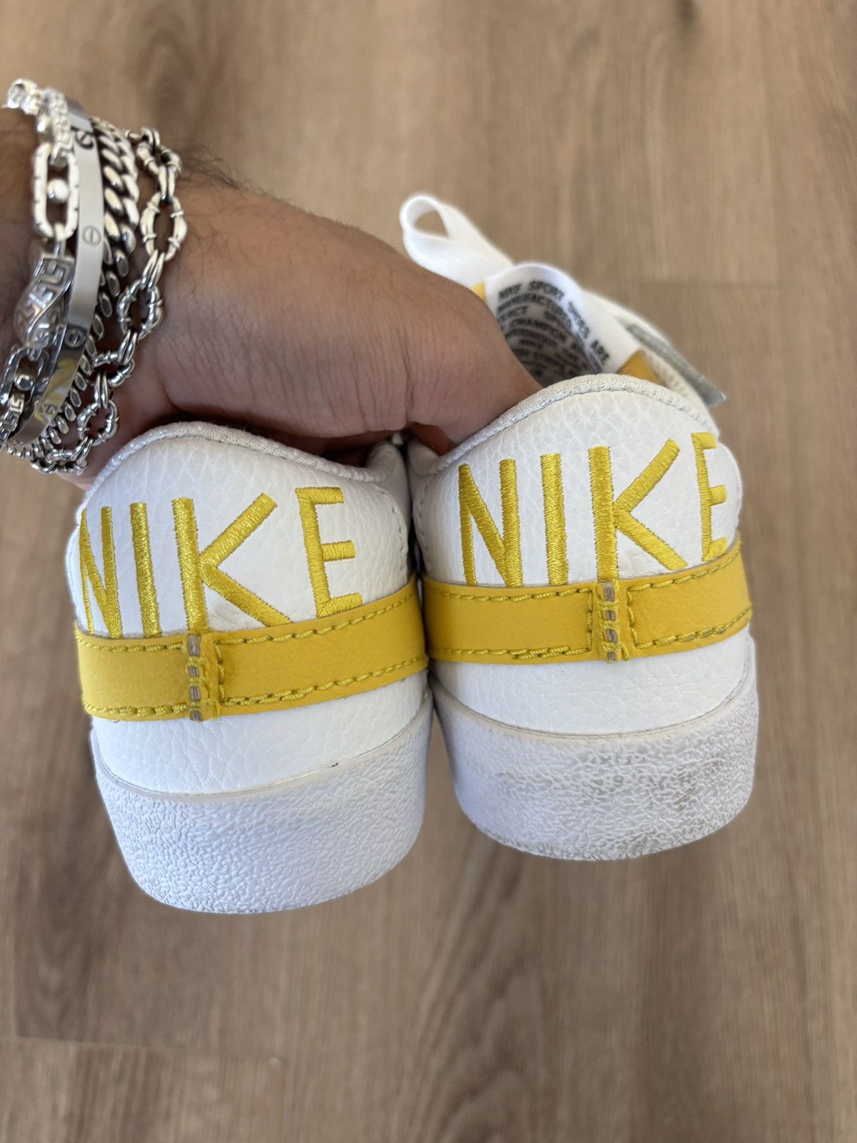 Nike Nike Blazer Jumbo White Yellow Size US 9 / EU 42 - 7 Thumbnail