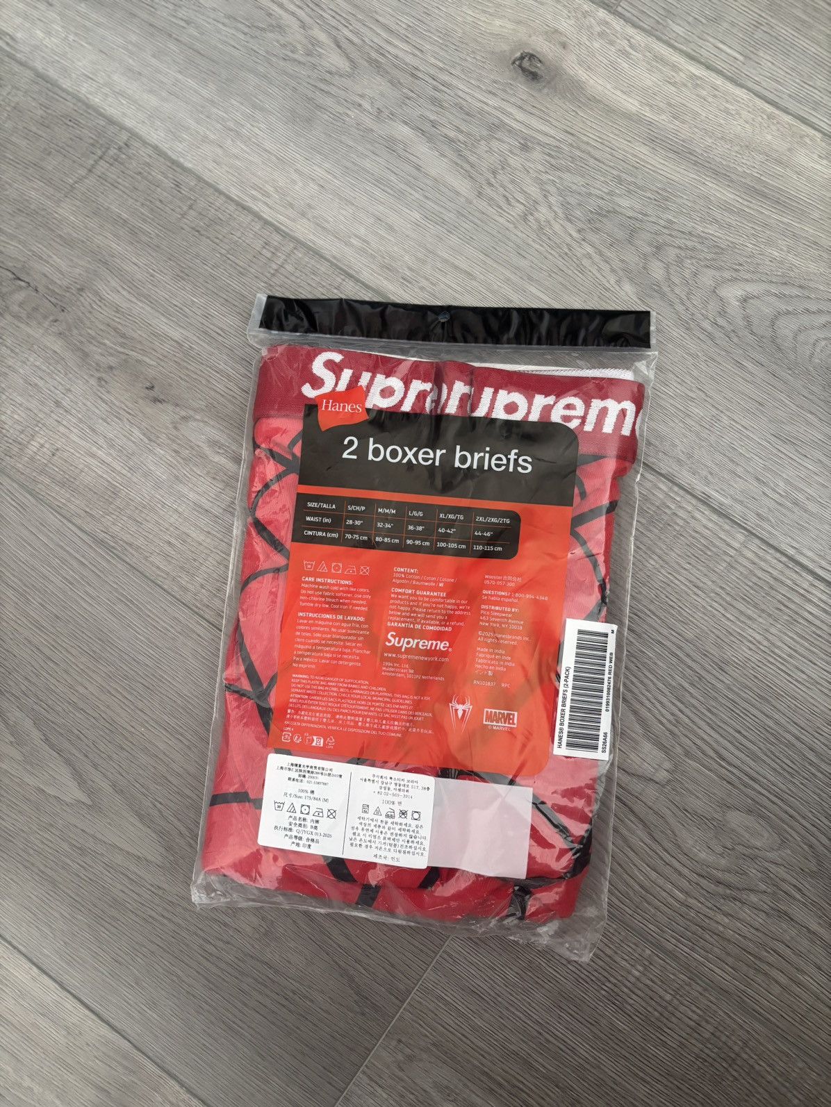 Supreme Supreme SpiderMan underwear Size 32 - 2 Thumbnail