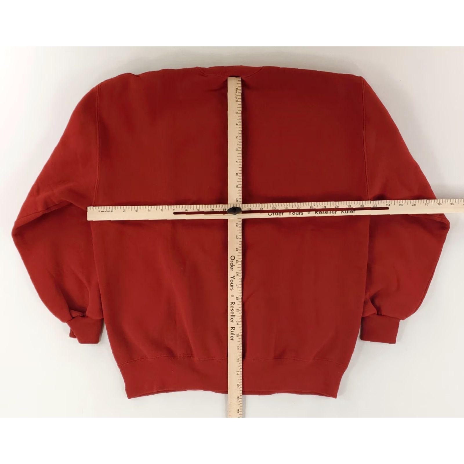 Russell Athletic VINTAGE Russell Athletic Sweatshirt Red Long Sleeve Mens L Made USA 90s Pullover Size US L / EU 52-54 / 3 - 7 Thumbnail
