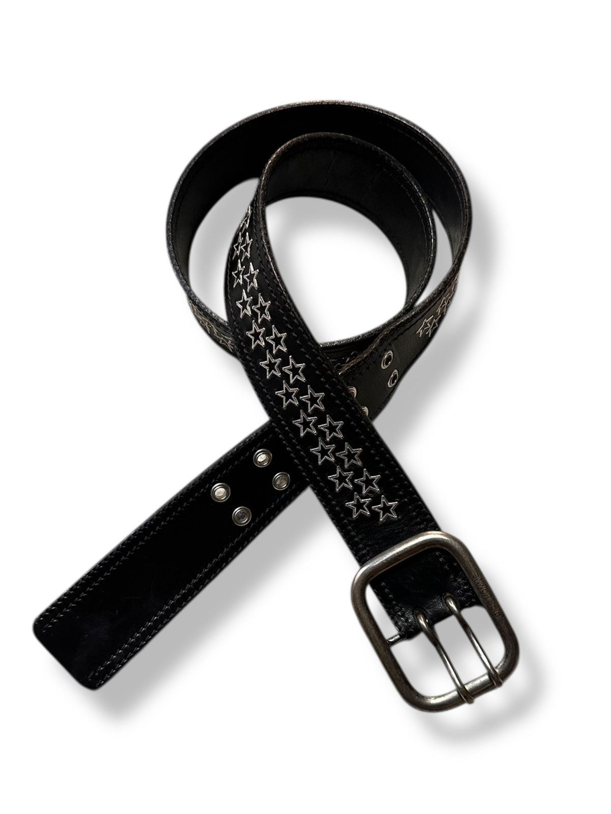 【Dior homme】04ss Strip期 Studded belt Dior Homme SS04 Strip Studded Belt - Ākaibu Store