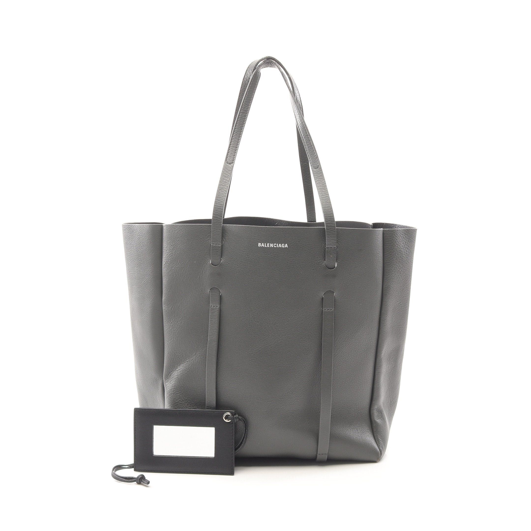 Balenciaga Balenciaga Everyday Tote S Handbag Bag Leather Dark Gray Size ONE SIZE - 1 Thumbnail