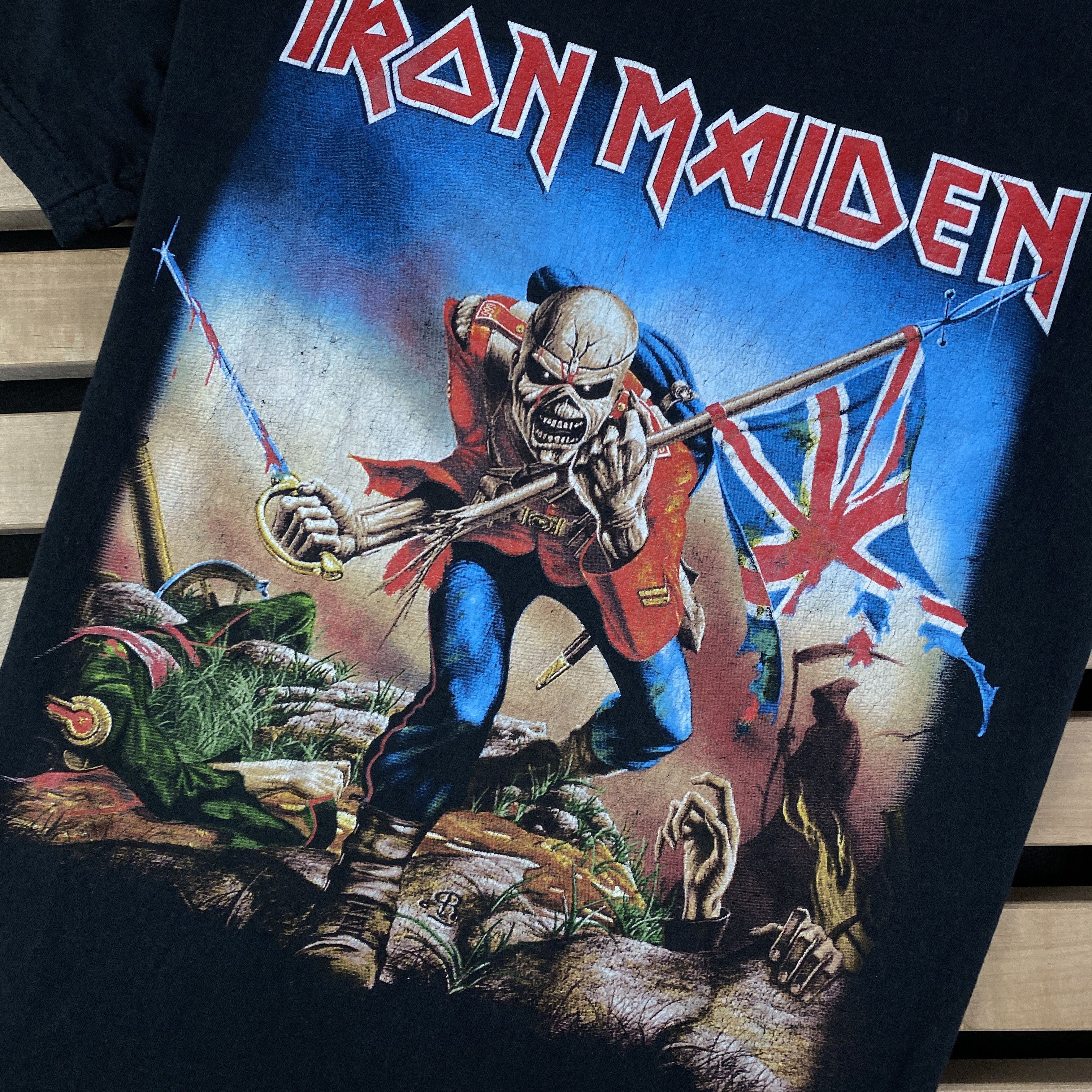 Iron Maiden Men’s Rock T-Shirt Iron Maiden Vintage Size M Big Print Size US M / EU 48-50 / 2 - 4 Thumbnail